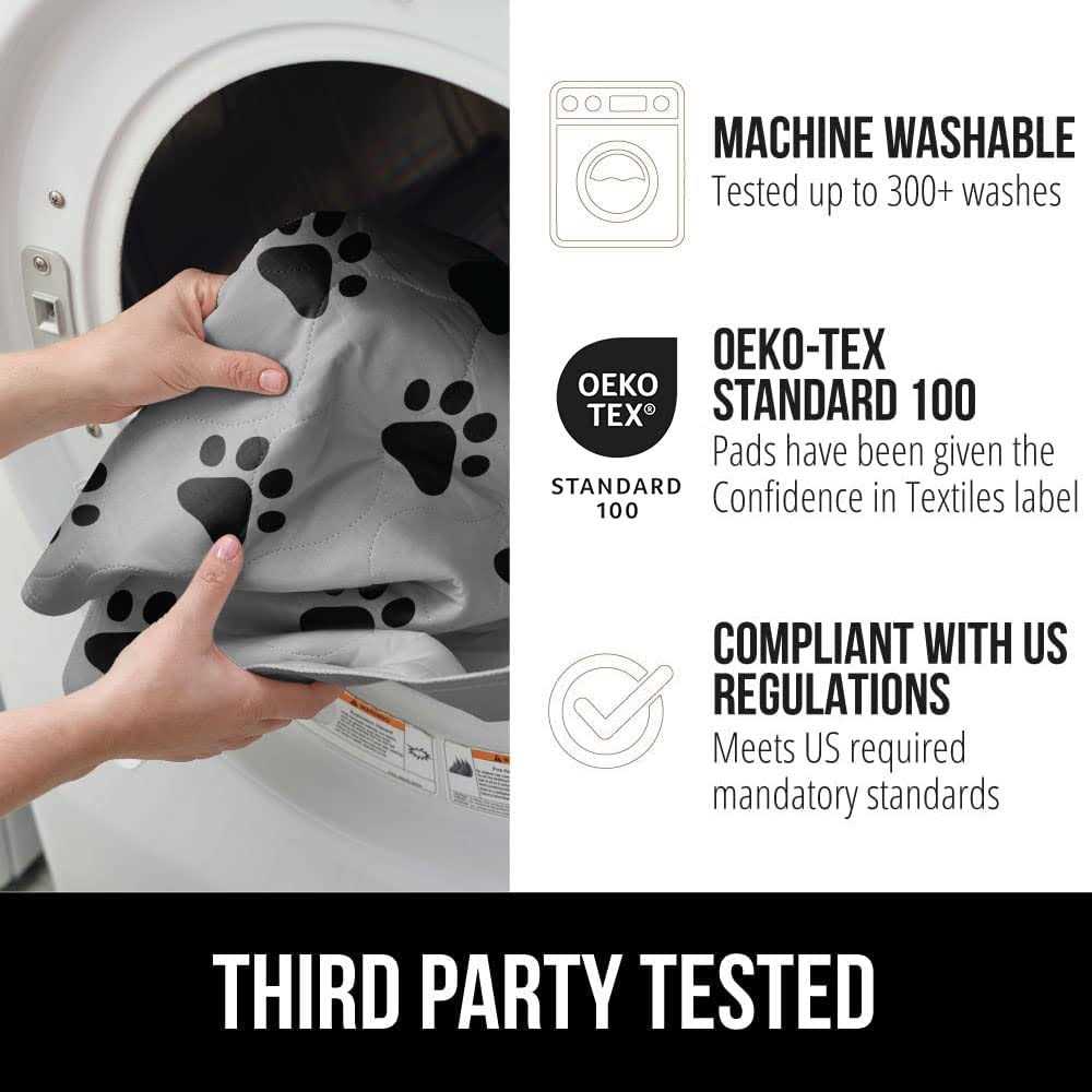 Gorilla Grip Reusable Puppy Pads 40×26 Slip Resistant Pet Crate Mat