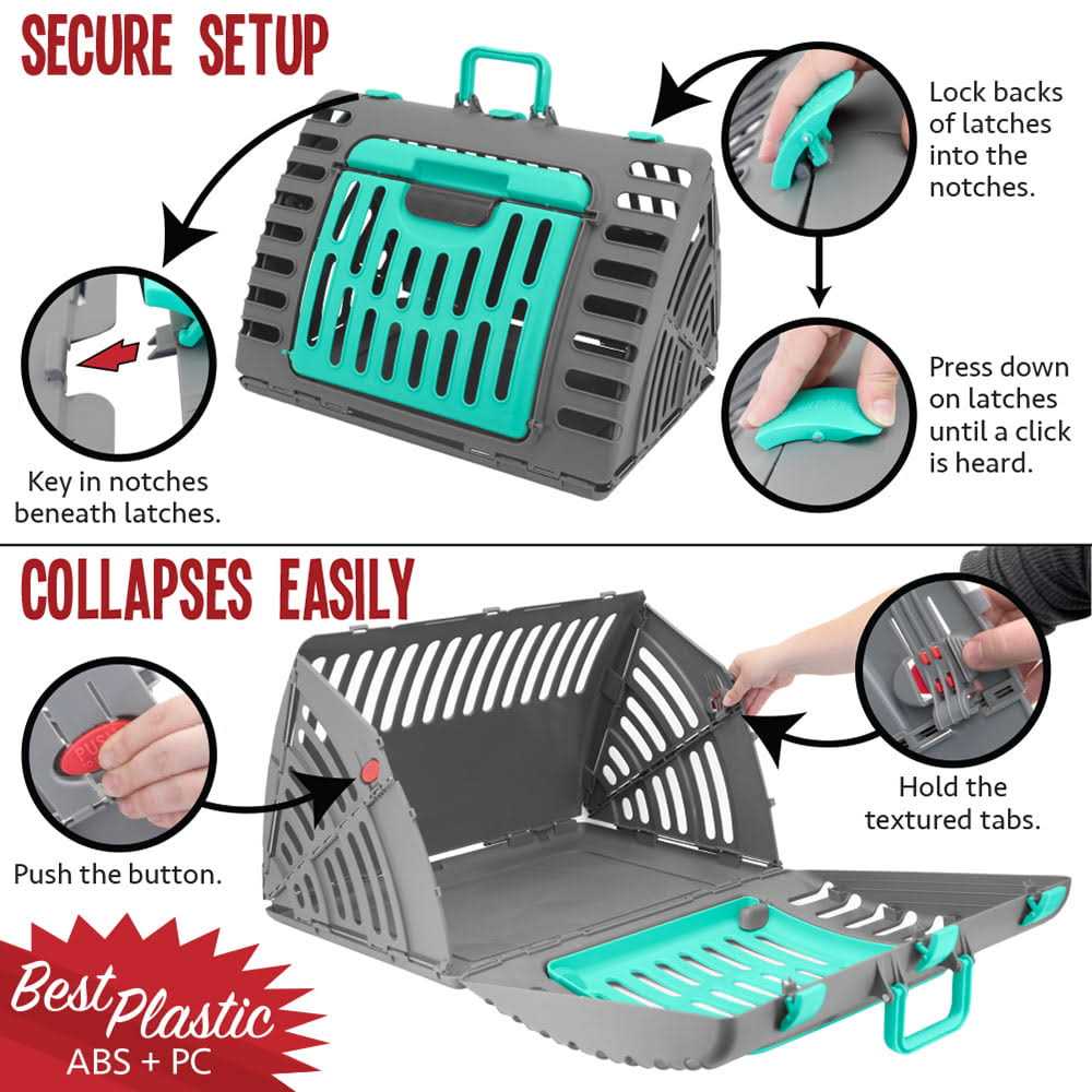 Sport Pet SportPet Designs X-Large Foldable Travel Cat Carrier