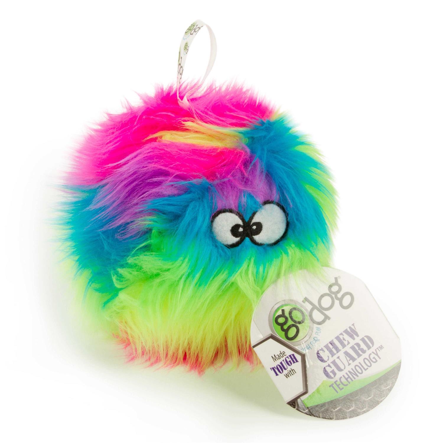 goDog Furballz Chew Guard Dog Toy