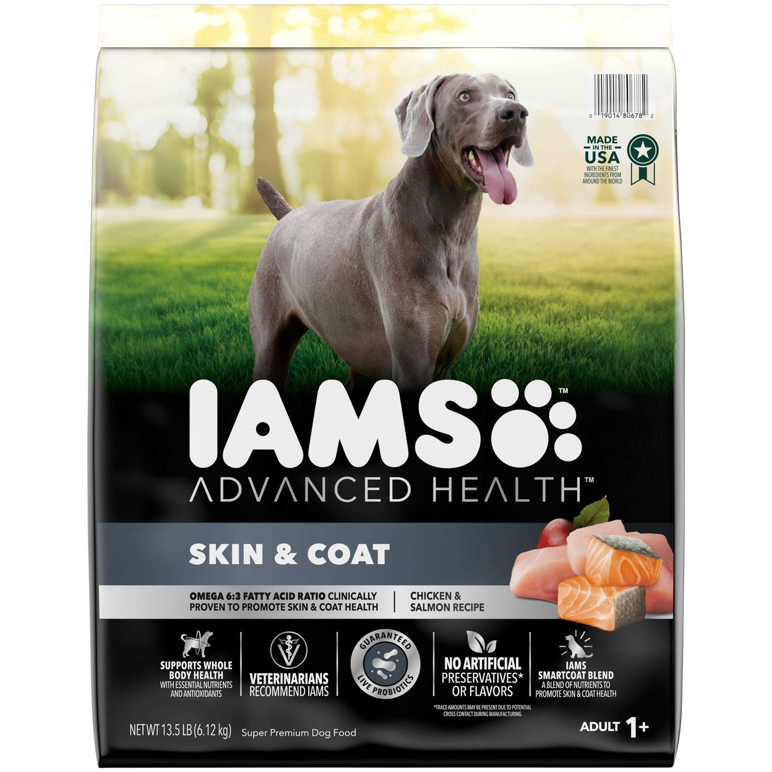 IAMS Advanced Health Skin & Coat Chicken and Salmon Recipe Dry Dog Food