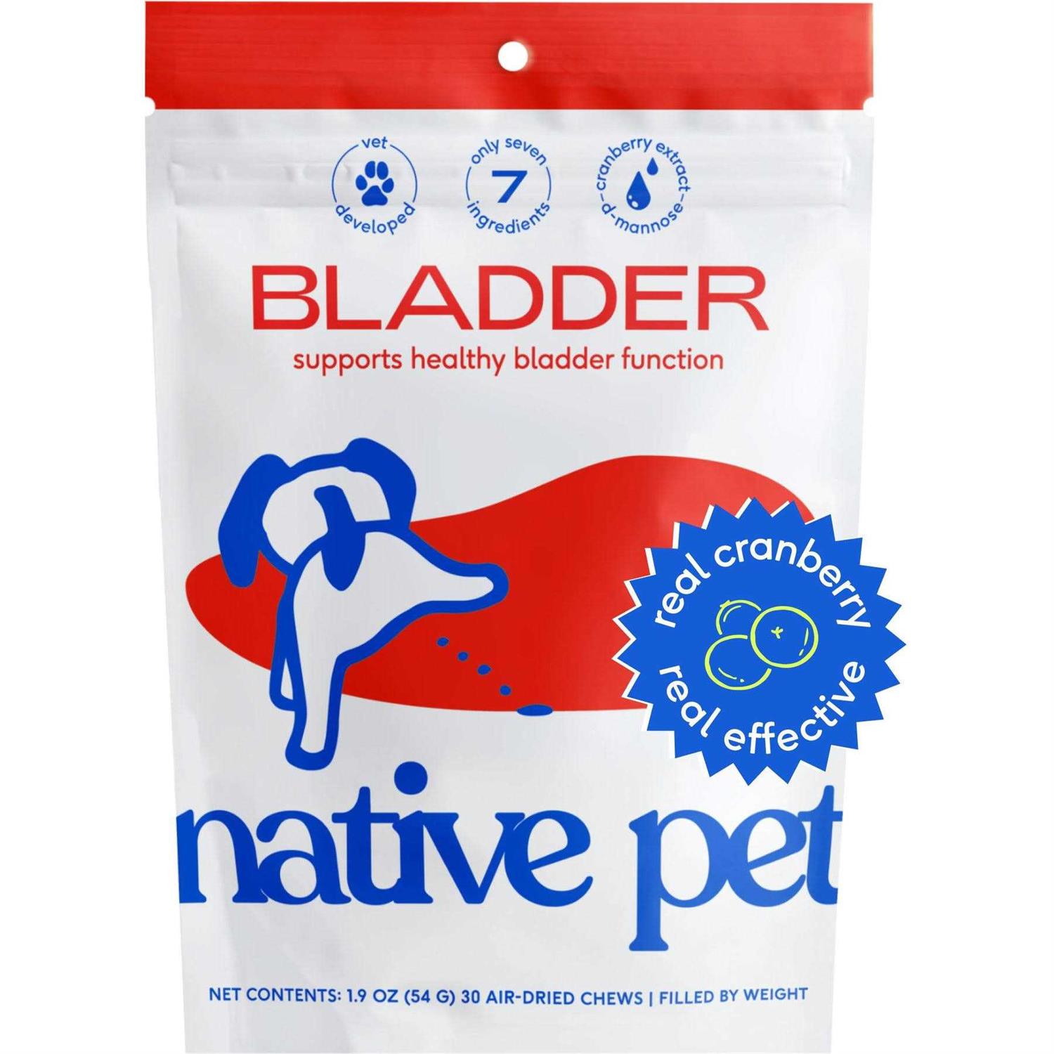 Native Pet Air Dried Dog Chews Bladder