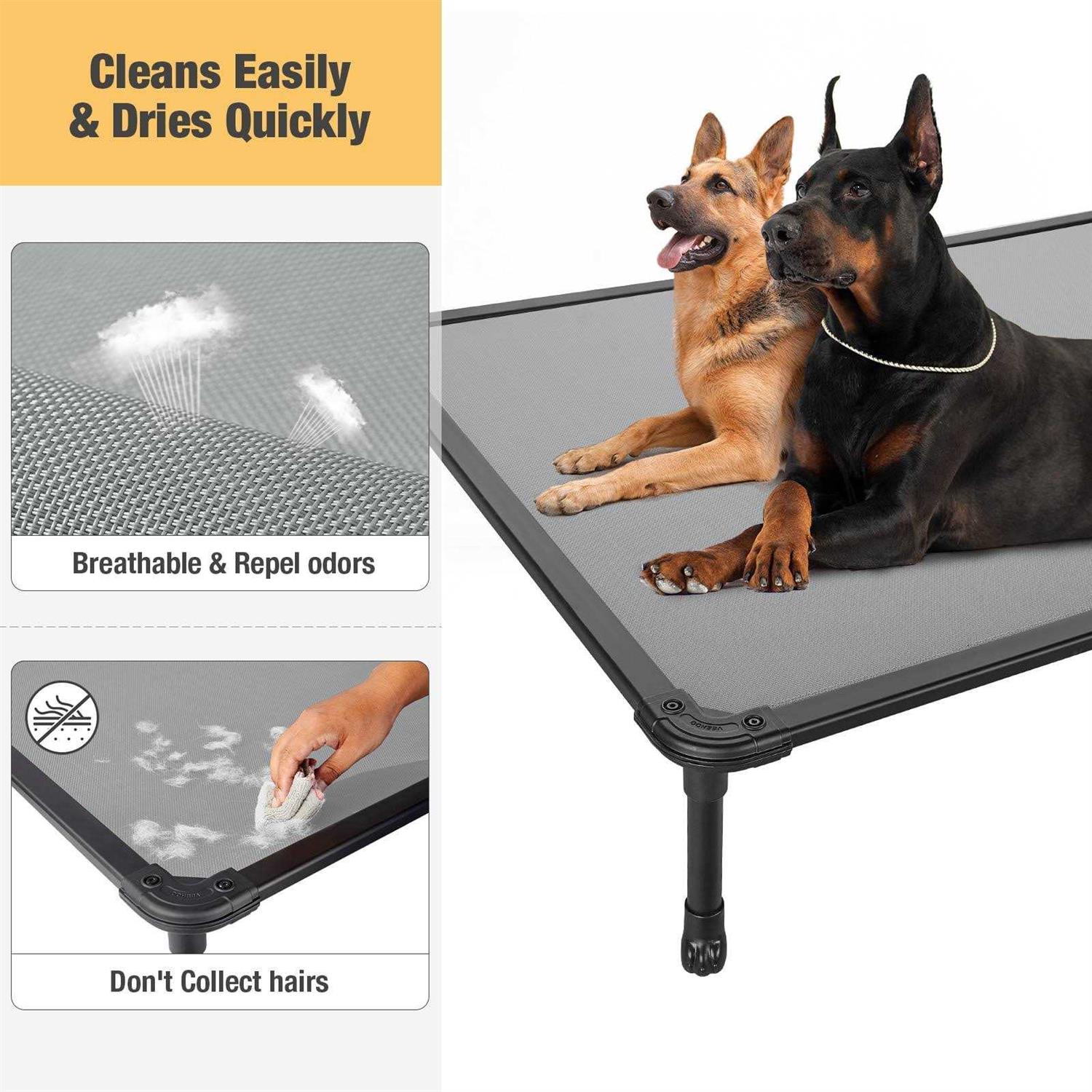 Veehoo Chew Proof Dog Bed Cooling Raised Pet Cot