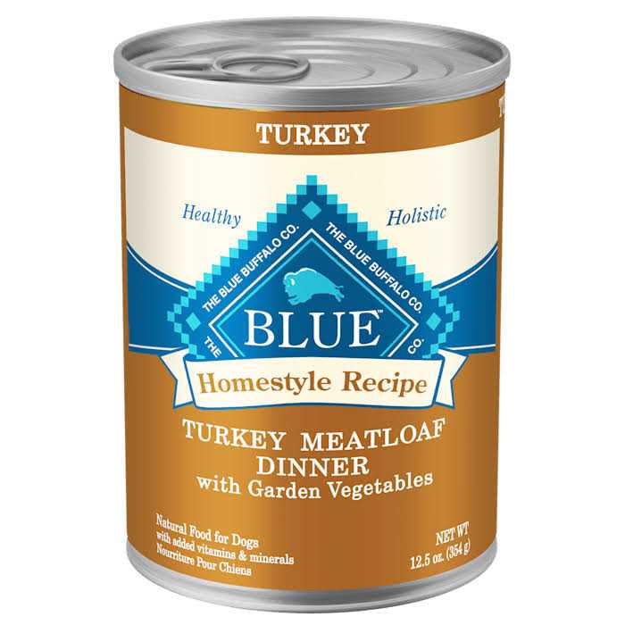 Blue Buffalo Homestyle Recipe Turkey Meatloaf Dinner Wet Dog Food