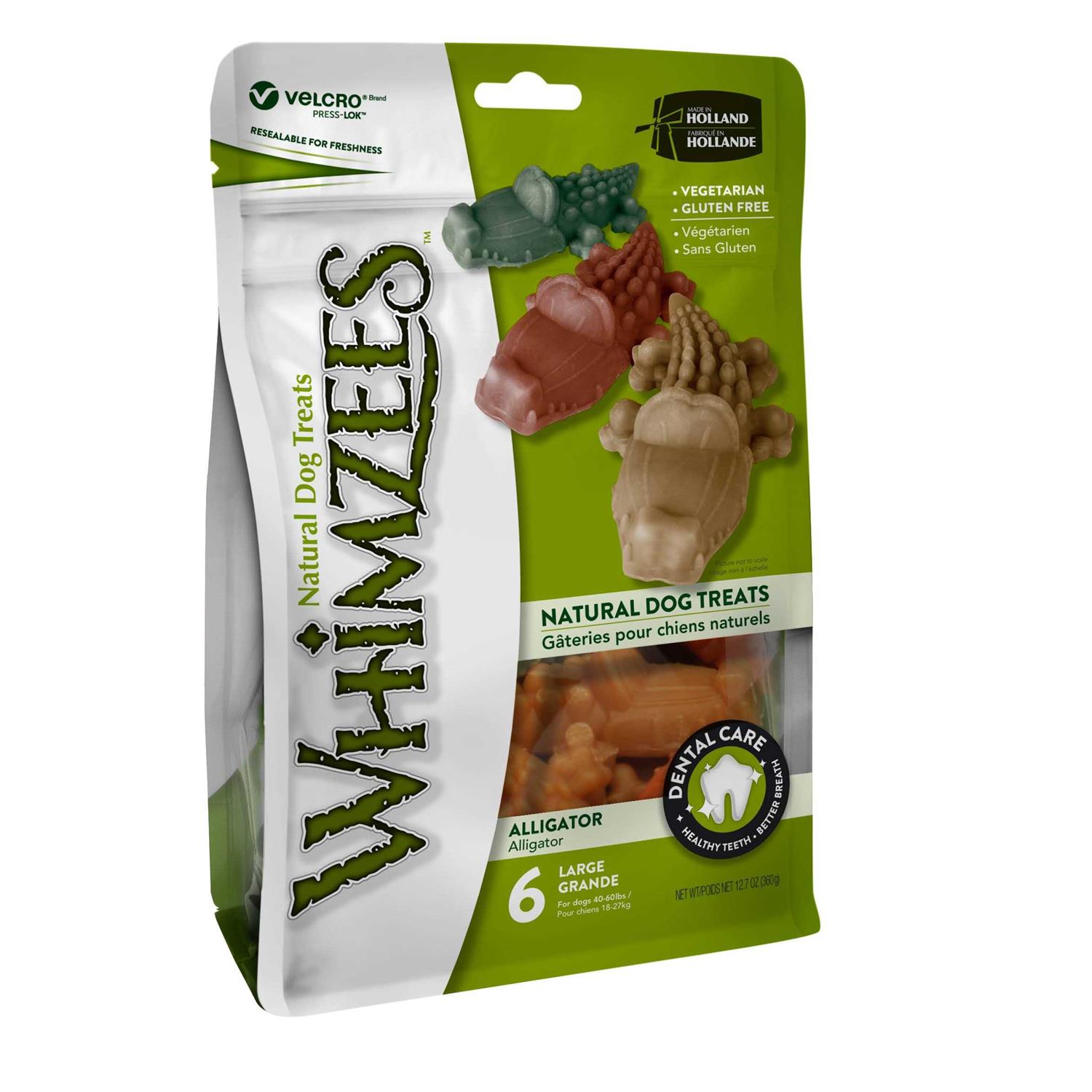 Whimzees Alligator Dental Dog Treats