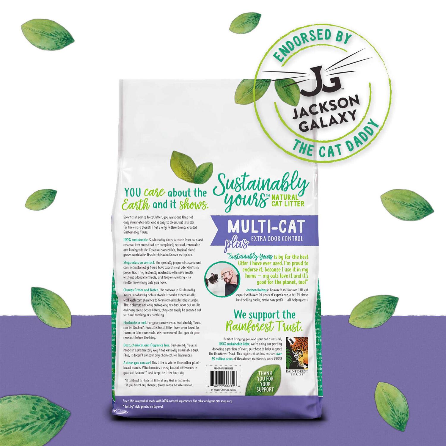 Sustainably Yours Multi Cat Plus Litter
