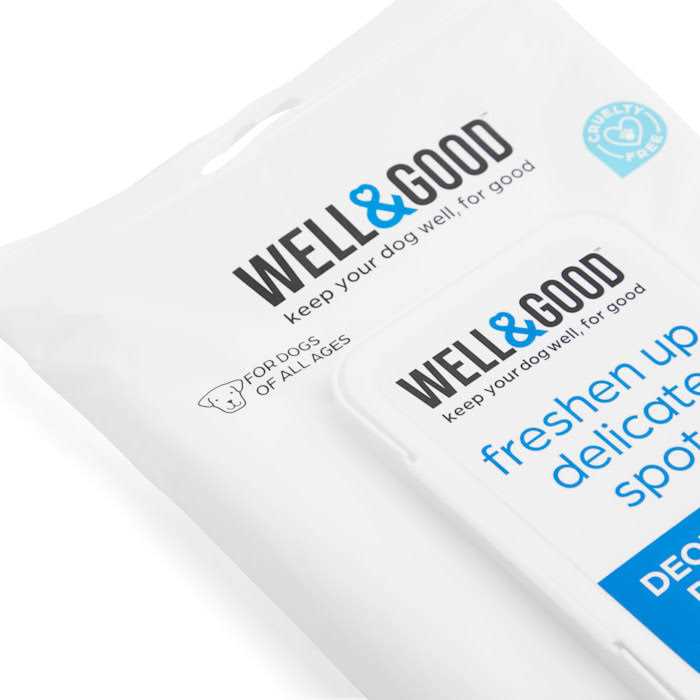 Well & Good Deodorizing Paw and Bum Wipes