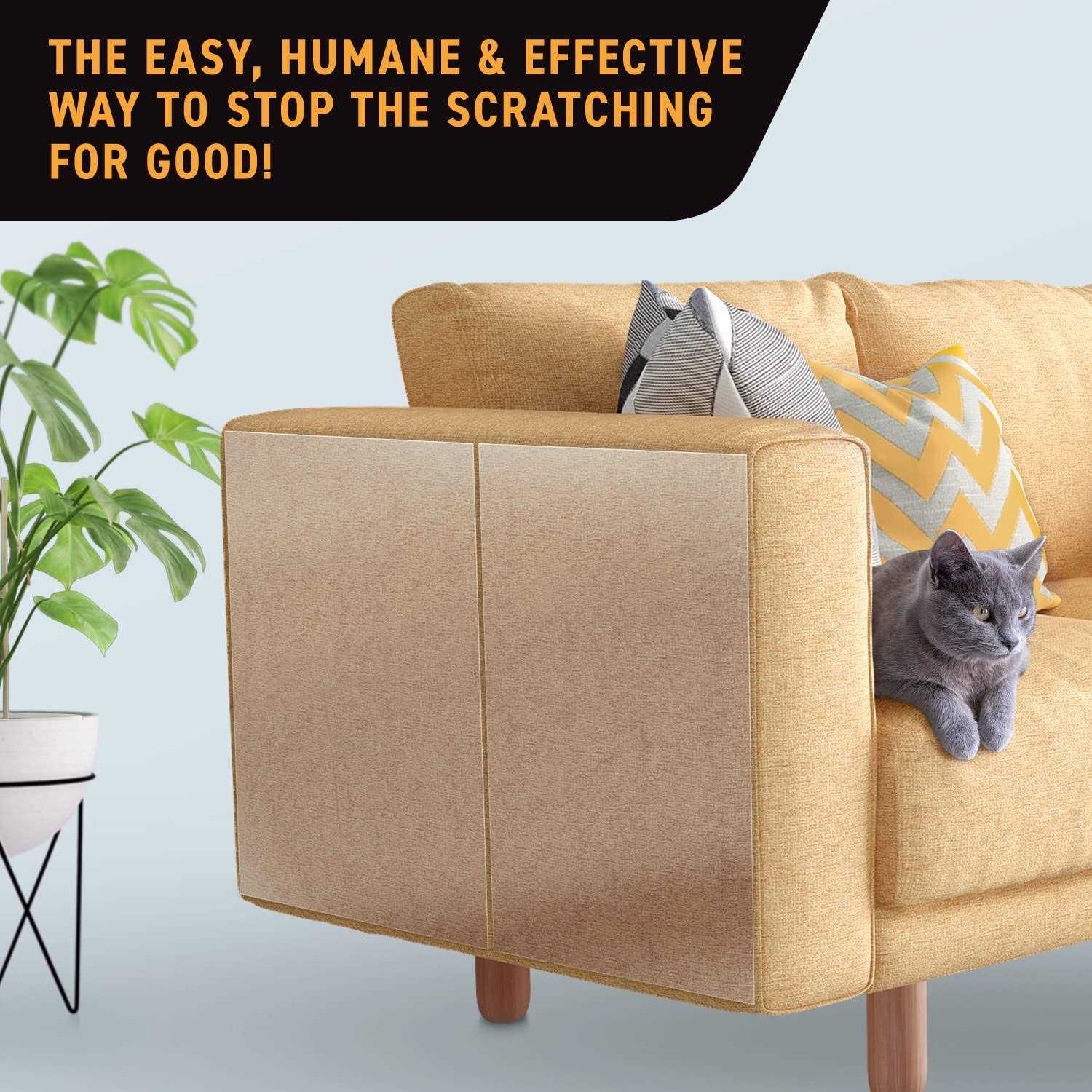 Emmy’s Best Pet Products Pro Strength Double-Sided Cat Scratch Tape Sheets to Deter Scratching