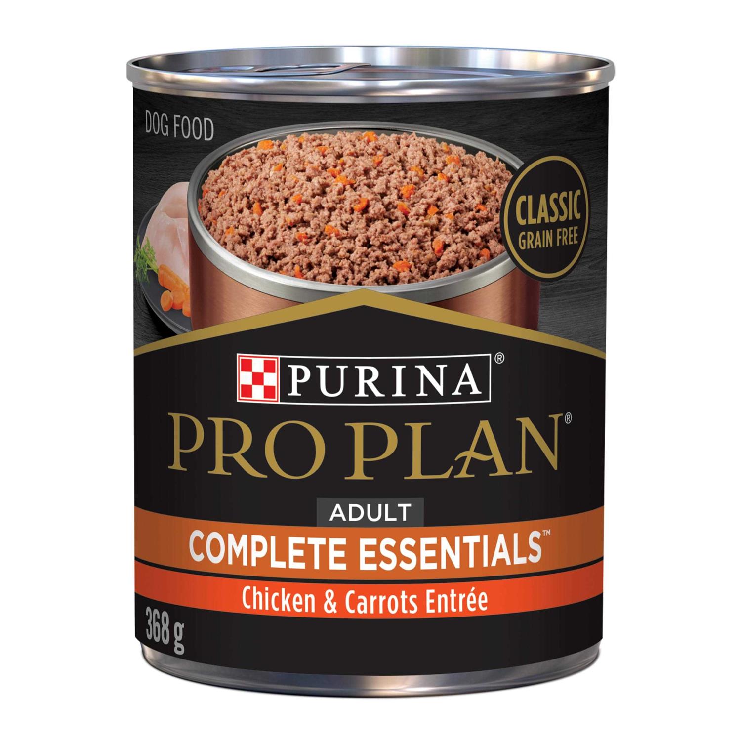 Purina Pro Plan High Protein Dog Food Wet Pate, Chicken and Carrots Entree