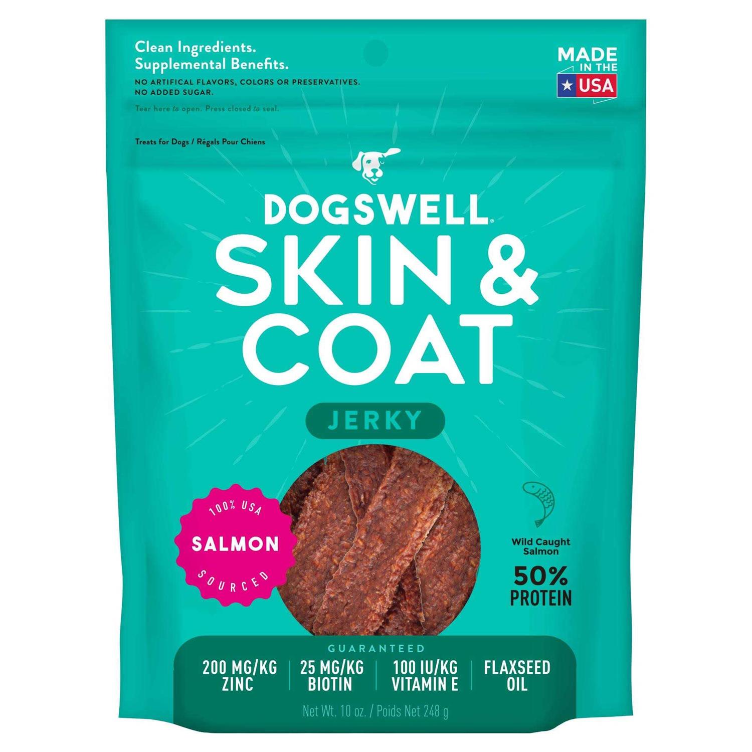 Dogswell Salmon Skin & Coat Jerky