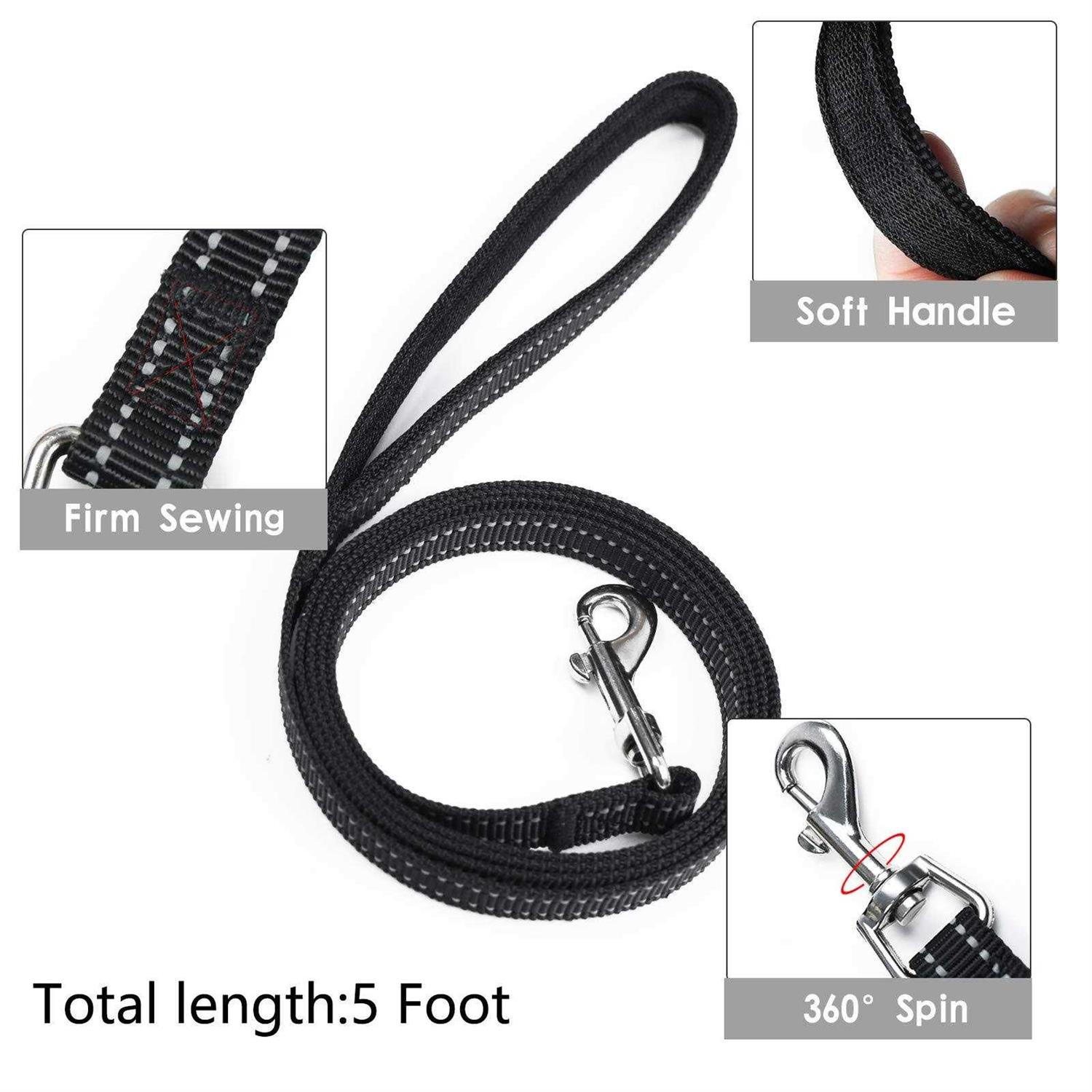 YIMEIS Dog Harness and Leash Set No Pull Soft Mesh Pet Harness