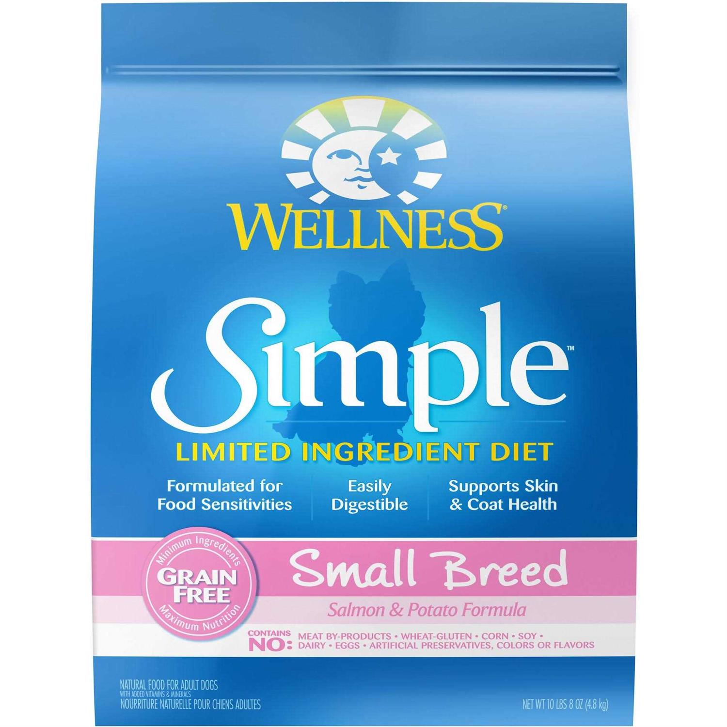 Wellness Simple Limited Ingredient Diet Grain Free Salmon & Potato Natural Dry Dog Food