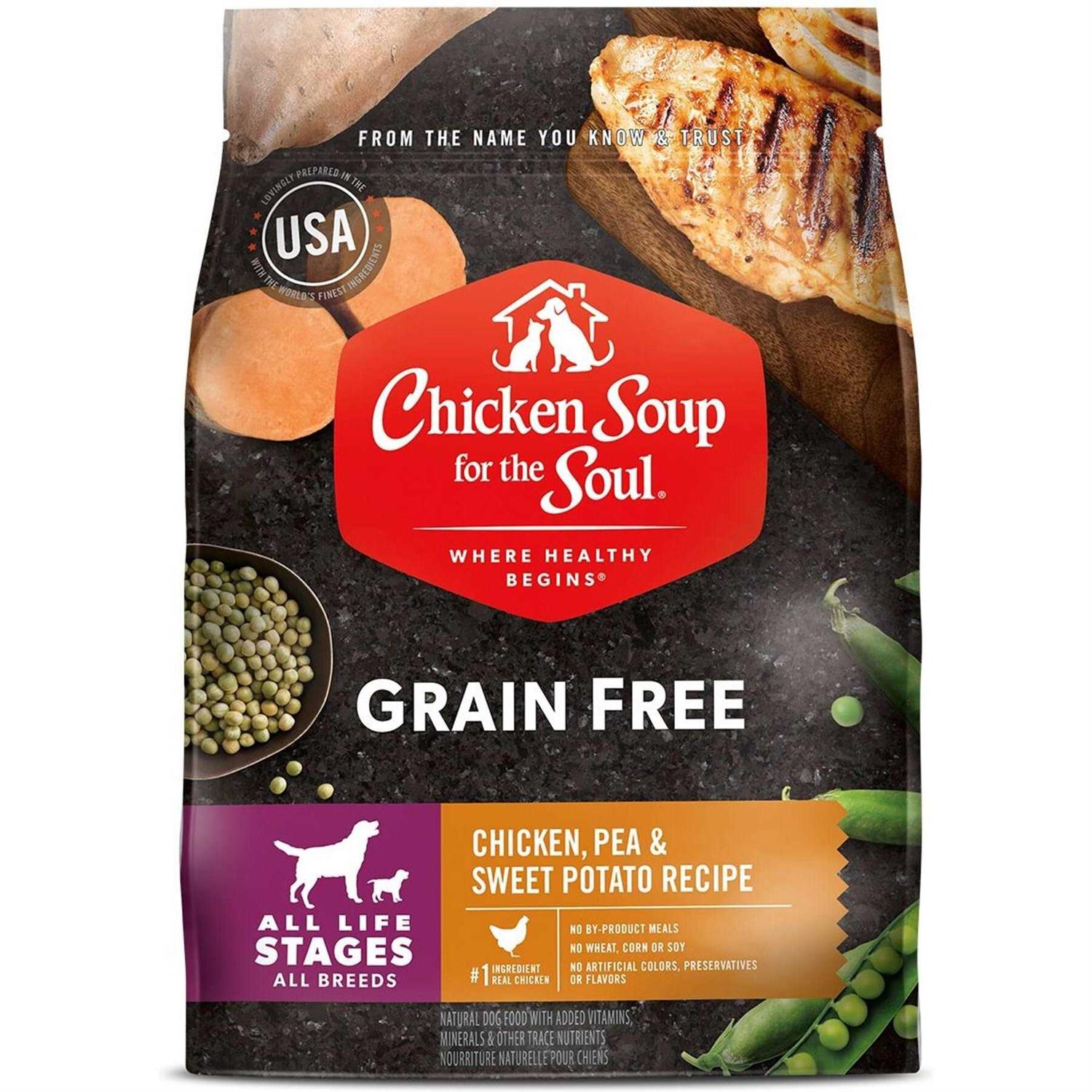 Chicken Soup for The Soul Grain Free Pea Sweet Potato Dry Dog Food
