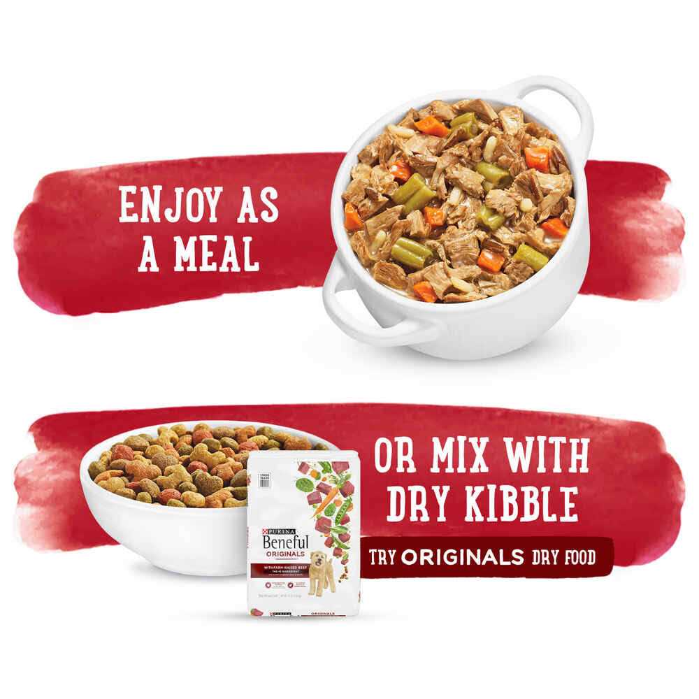 Beneful Prepared Meals Beef & Chicken Medley Wet Dog Food