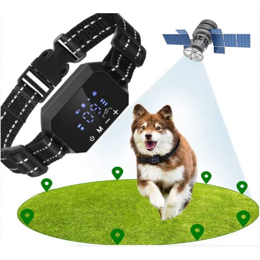 BHCEY Gps Wireless Dog Fence 2023 Electric Fence System for Dogs Portable Gps Wireless Pet Containment System. Large Signal Boundary Range Up to 6560ft