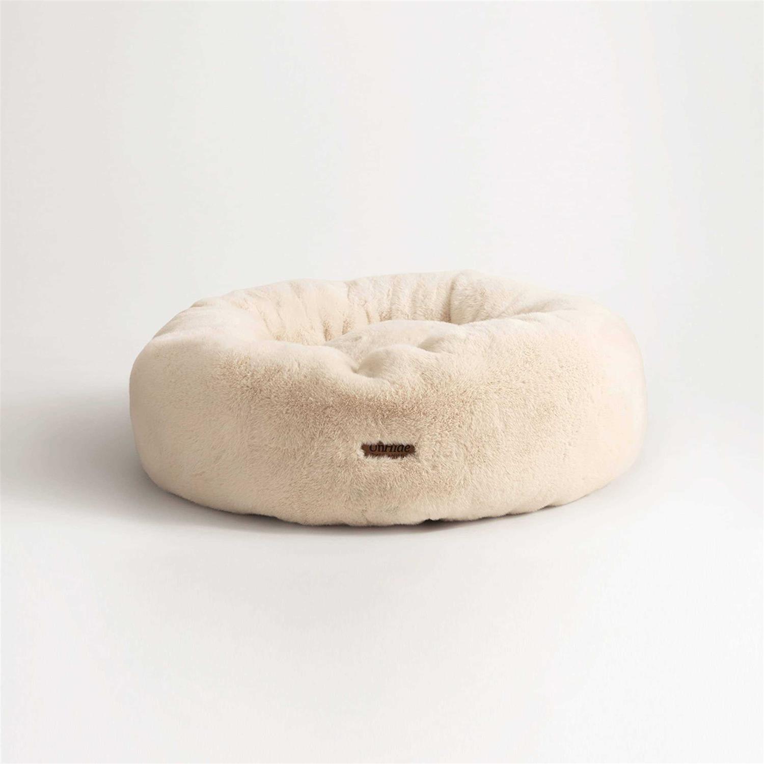 UnHide Floof Pet Bed Extra Soft Dog Bed Removable Faux Fur Cover