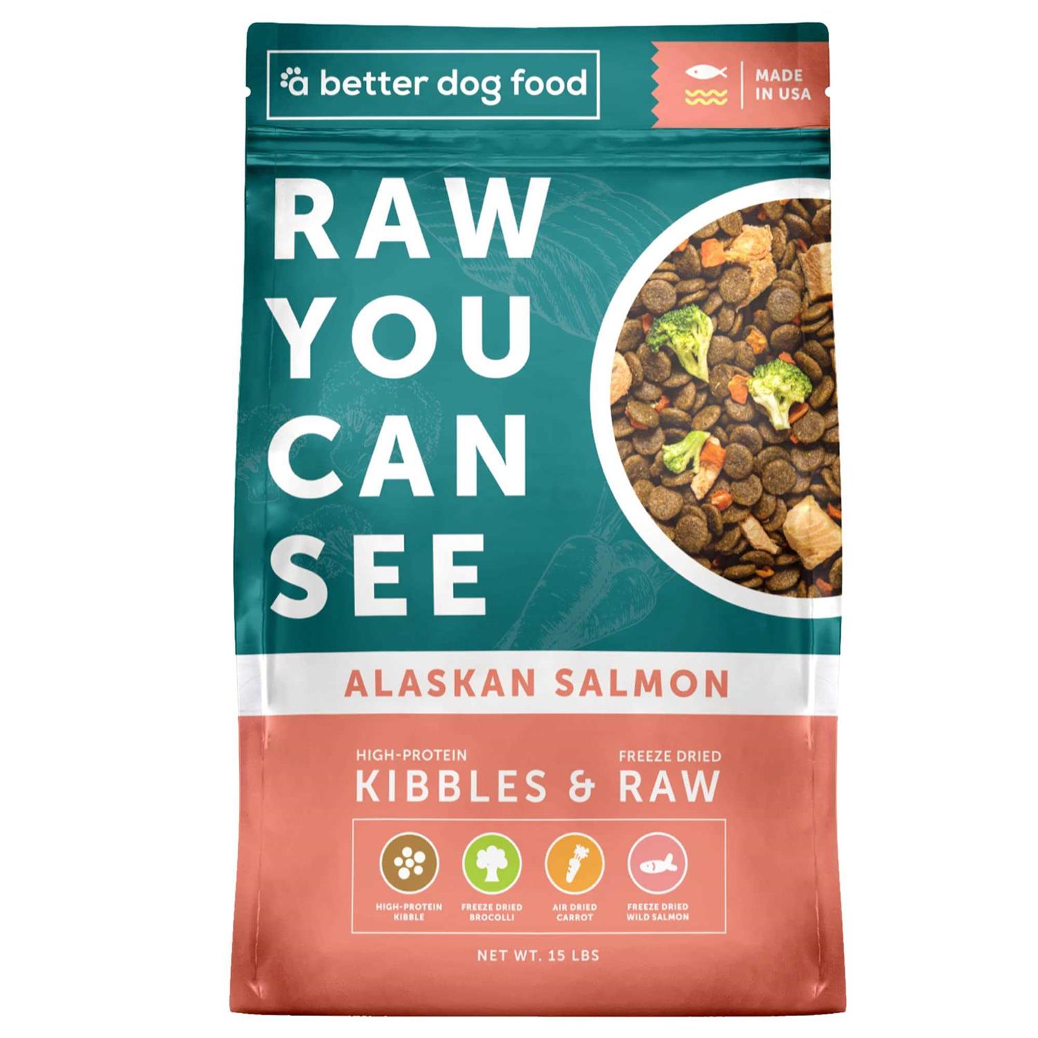A Better Dog Food Salmon Raw You Can See