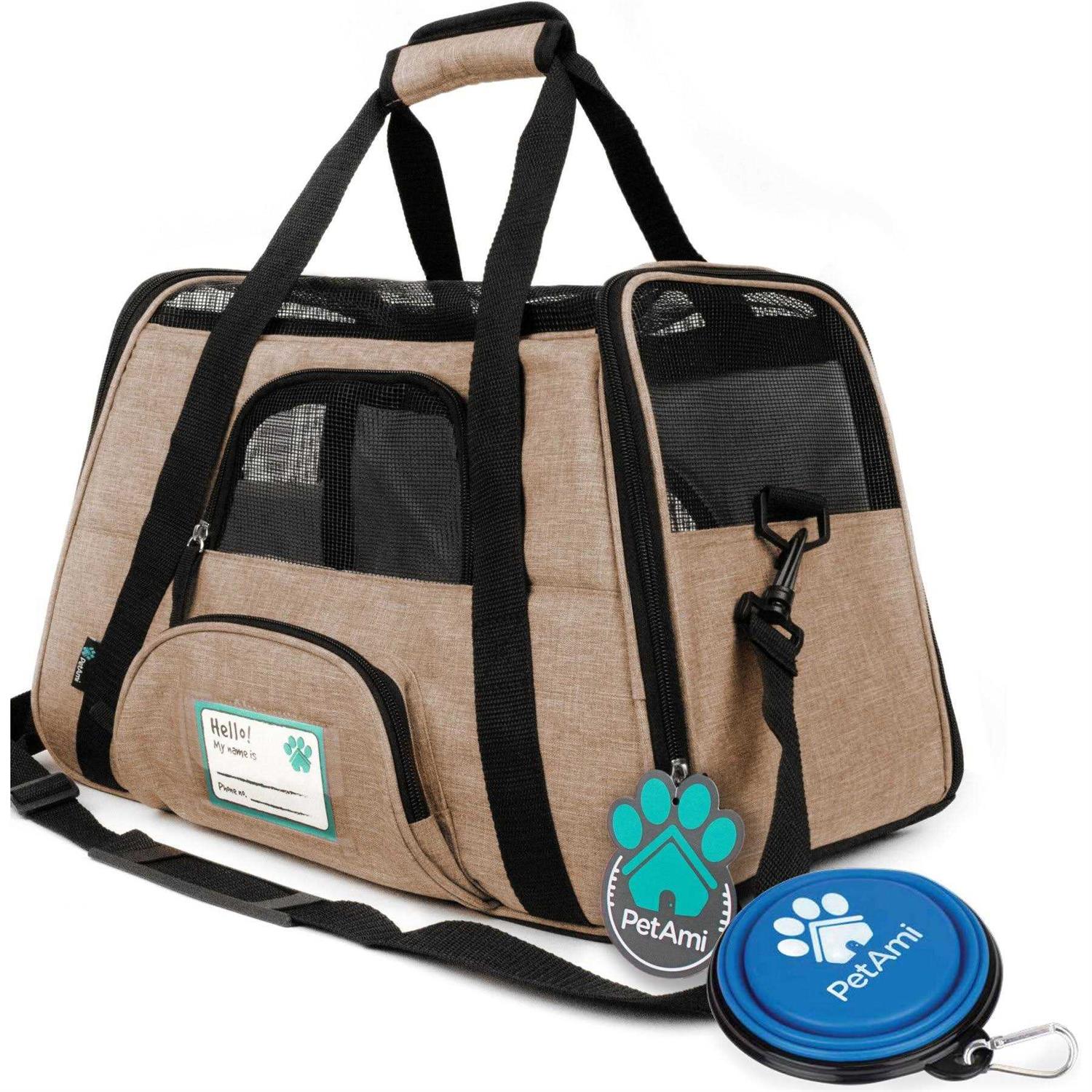 PetAmi Premium Airline Approved Soft Sided Pet Carrier