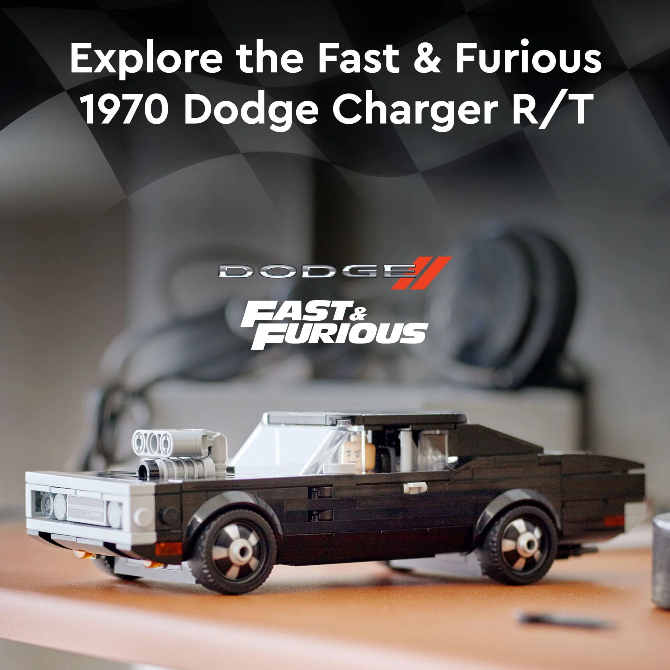 LEGO Speed Champions Fast & Furious 1970 Dodge Charger R/T 76912, Toy ...
