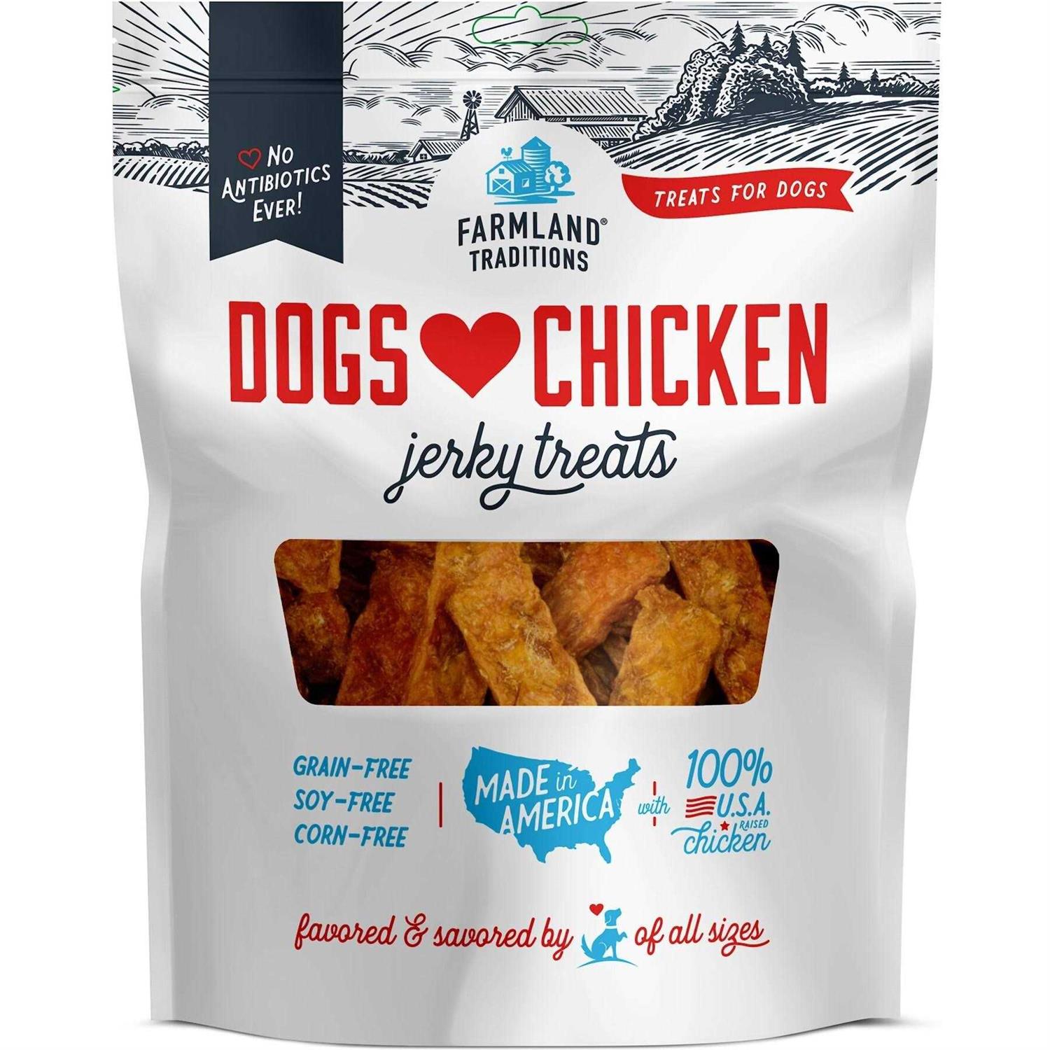 Farmland Traditions Dogs Love Chicken Jerky Treats