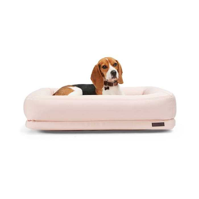 Reddy Durable Recycled Fabric Pink Dog Bed