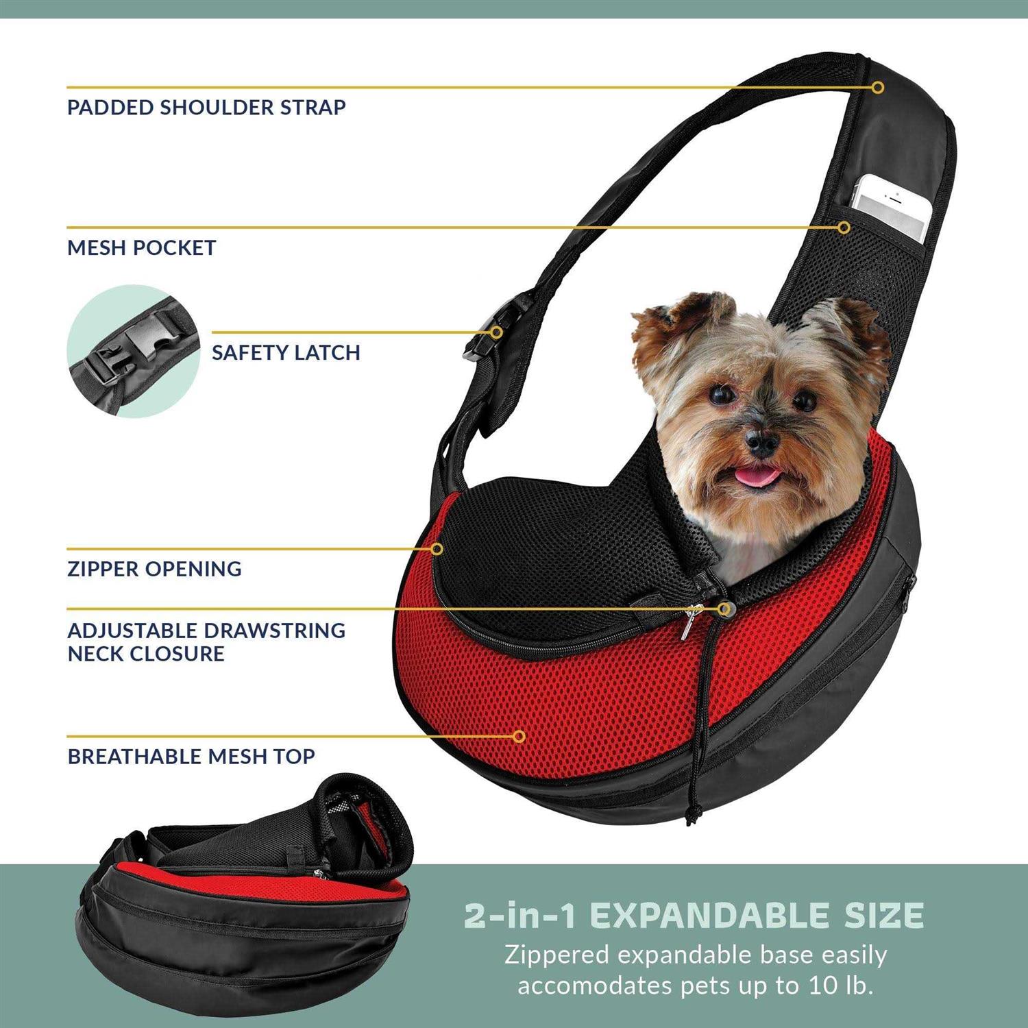 Katziela Expandable Pet Carrier Sling Bag
