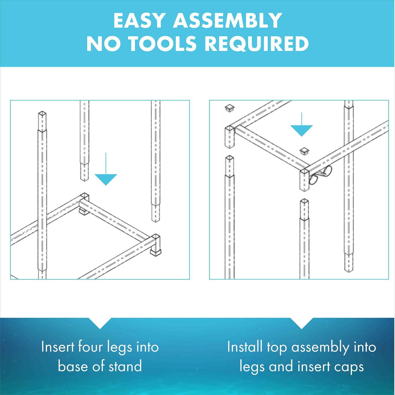 TitanEze 10 Gallon Tank Stand