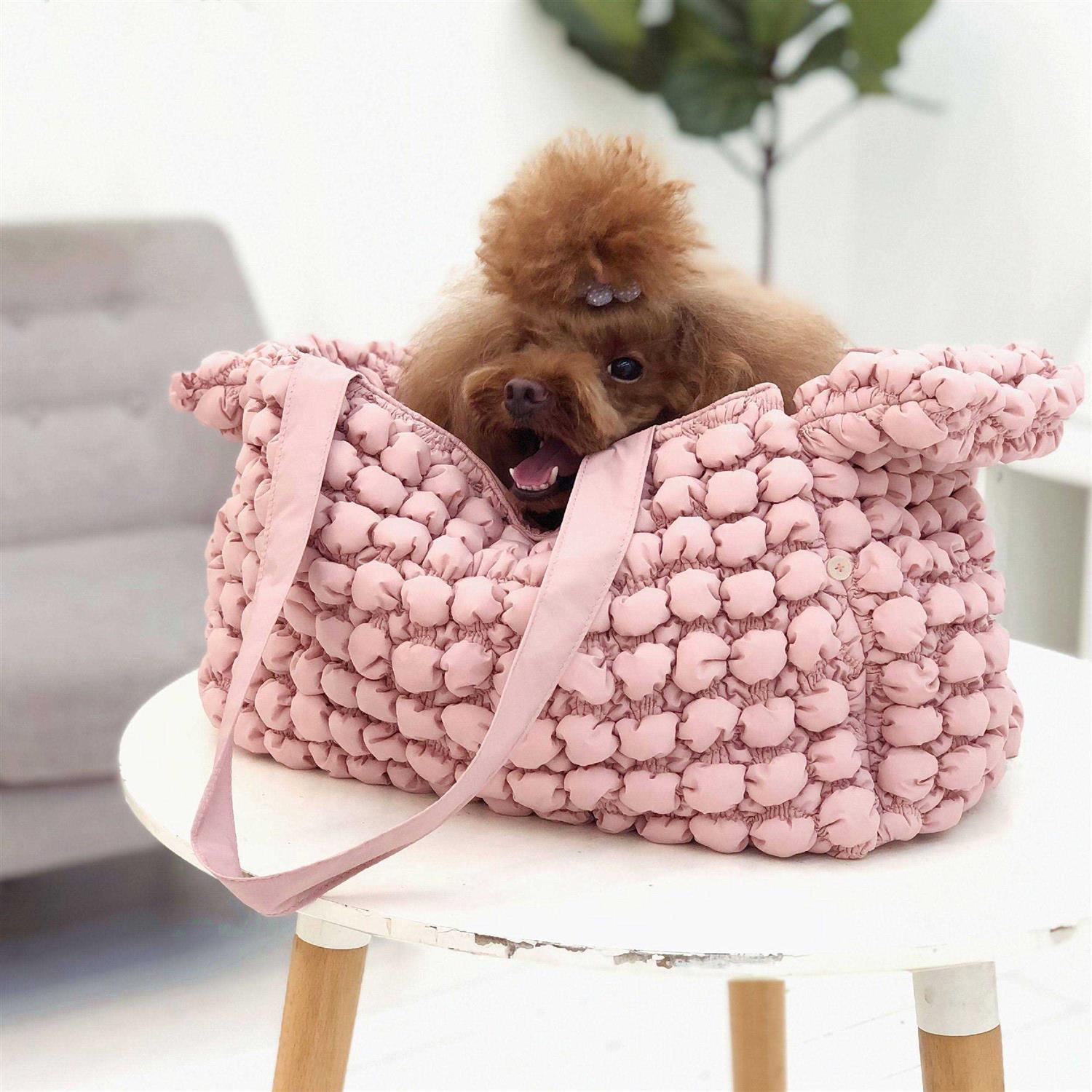 Pet Life Bubble Vogue Ultra-Plush Fashion Designer Pet Carrier