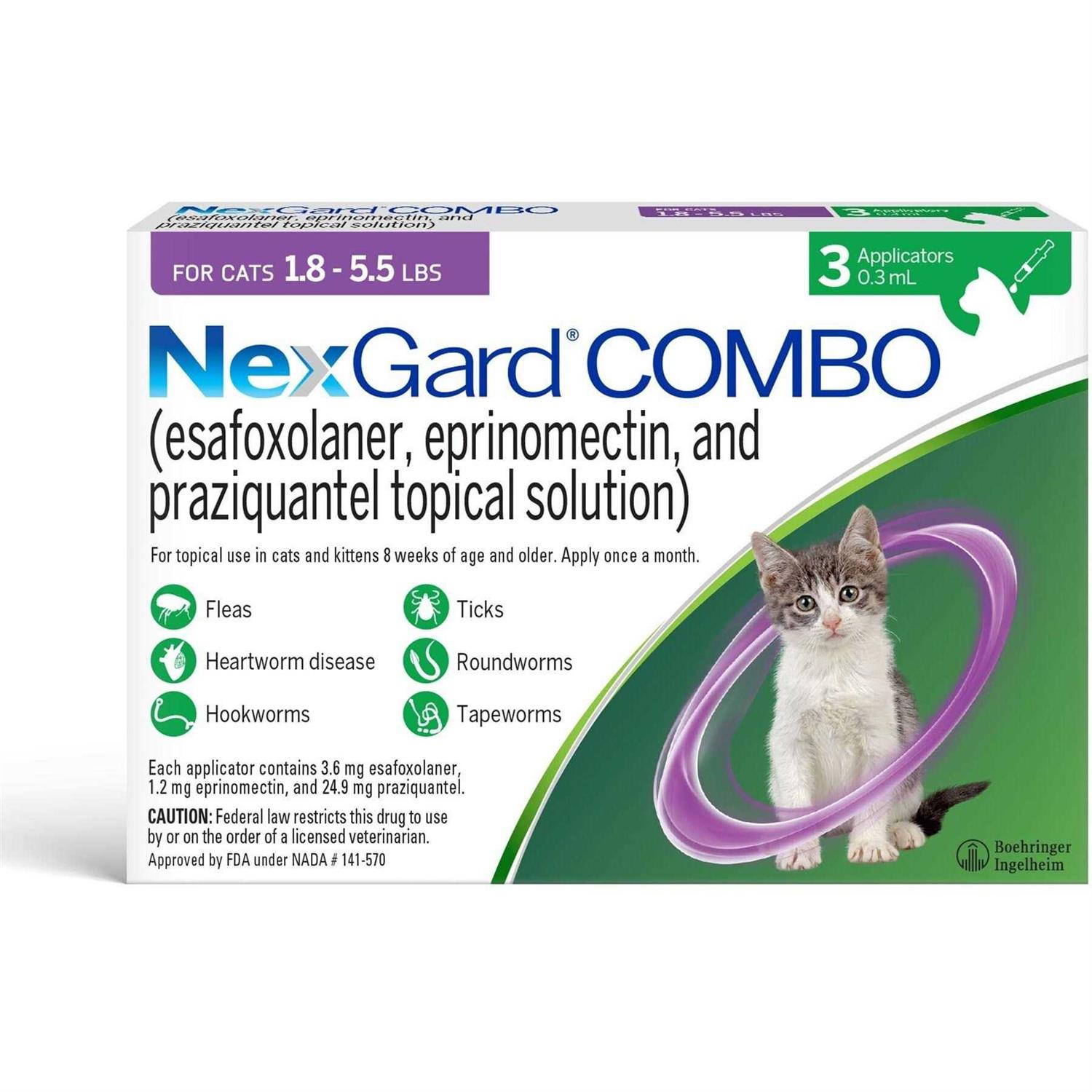 NexGard Combo Topical for Cats