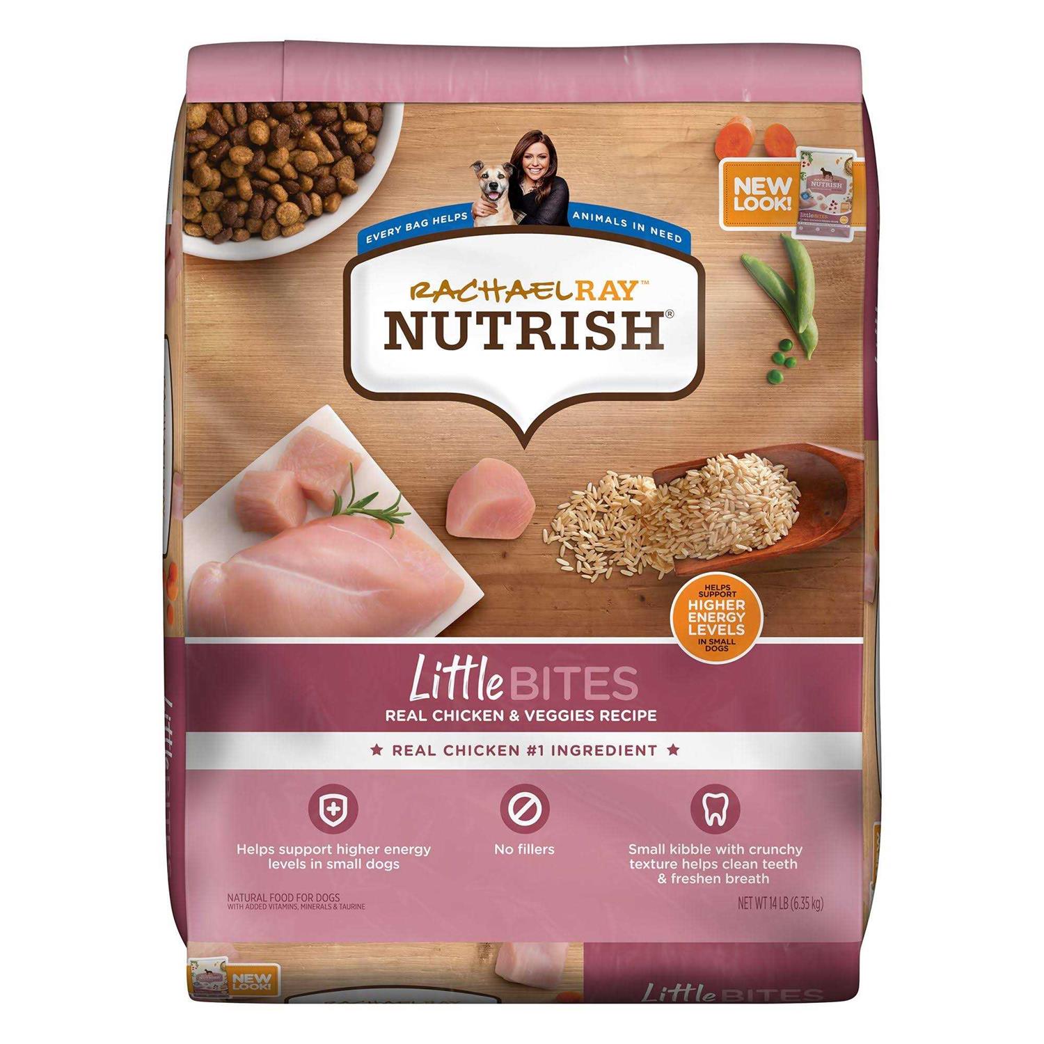 Rachael Ray Nutrish Little Bites Real Chicken & Veggies Recipe Dry Dog Food