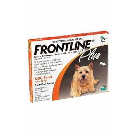 Frontline Plus for Small Dogs 2-10Kg