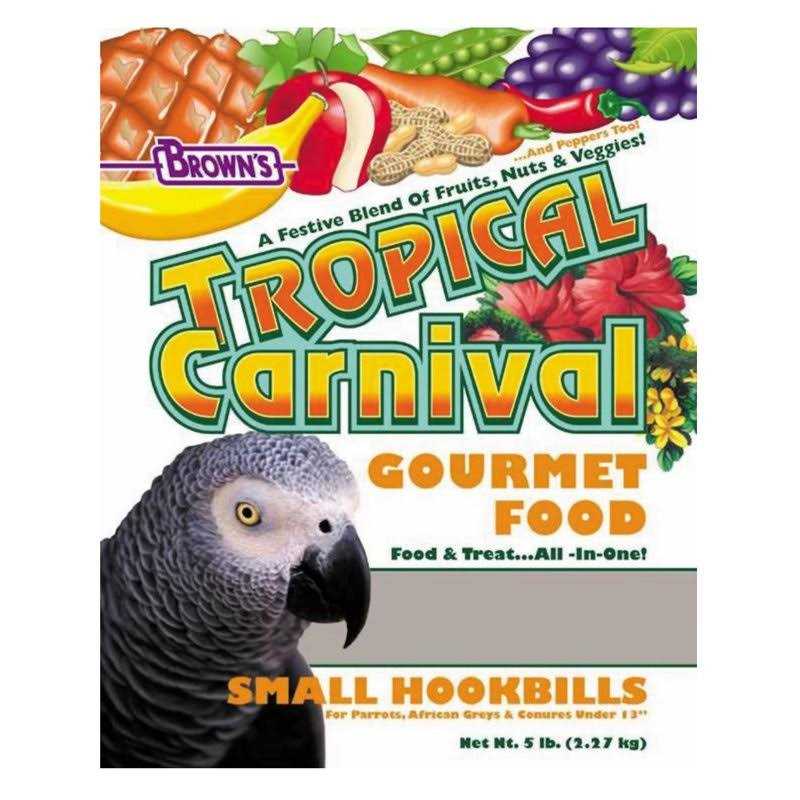 Brown’s Tropical Carnival Small Hookbill Gourmet Bird Food