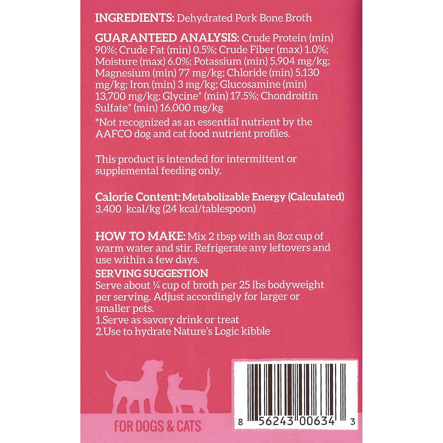 Nature’s Logic Dehydrated Bone Broth