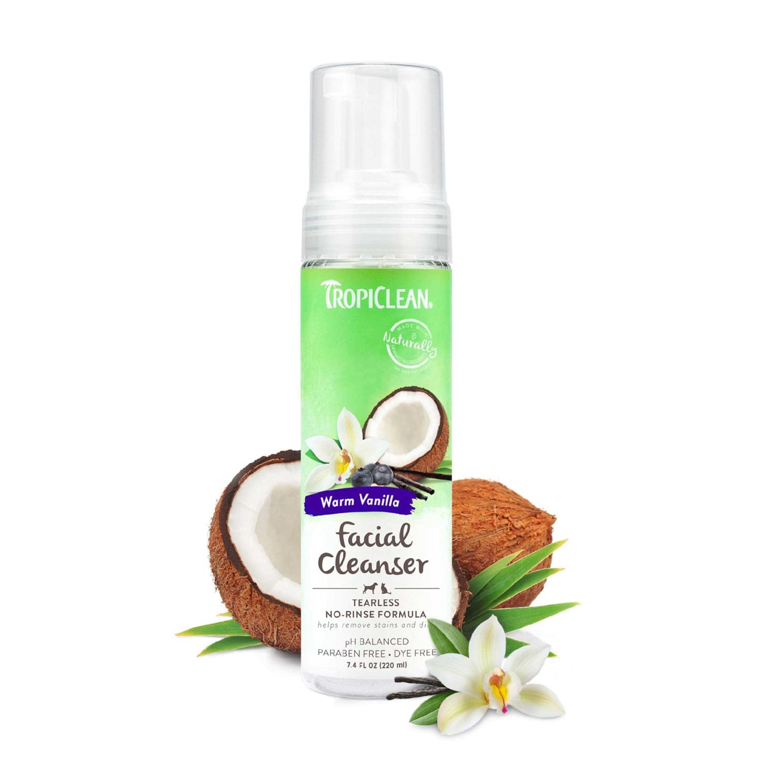 TropiClean Waterless Facial Cleanser
