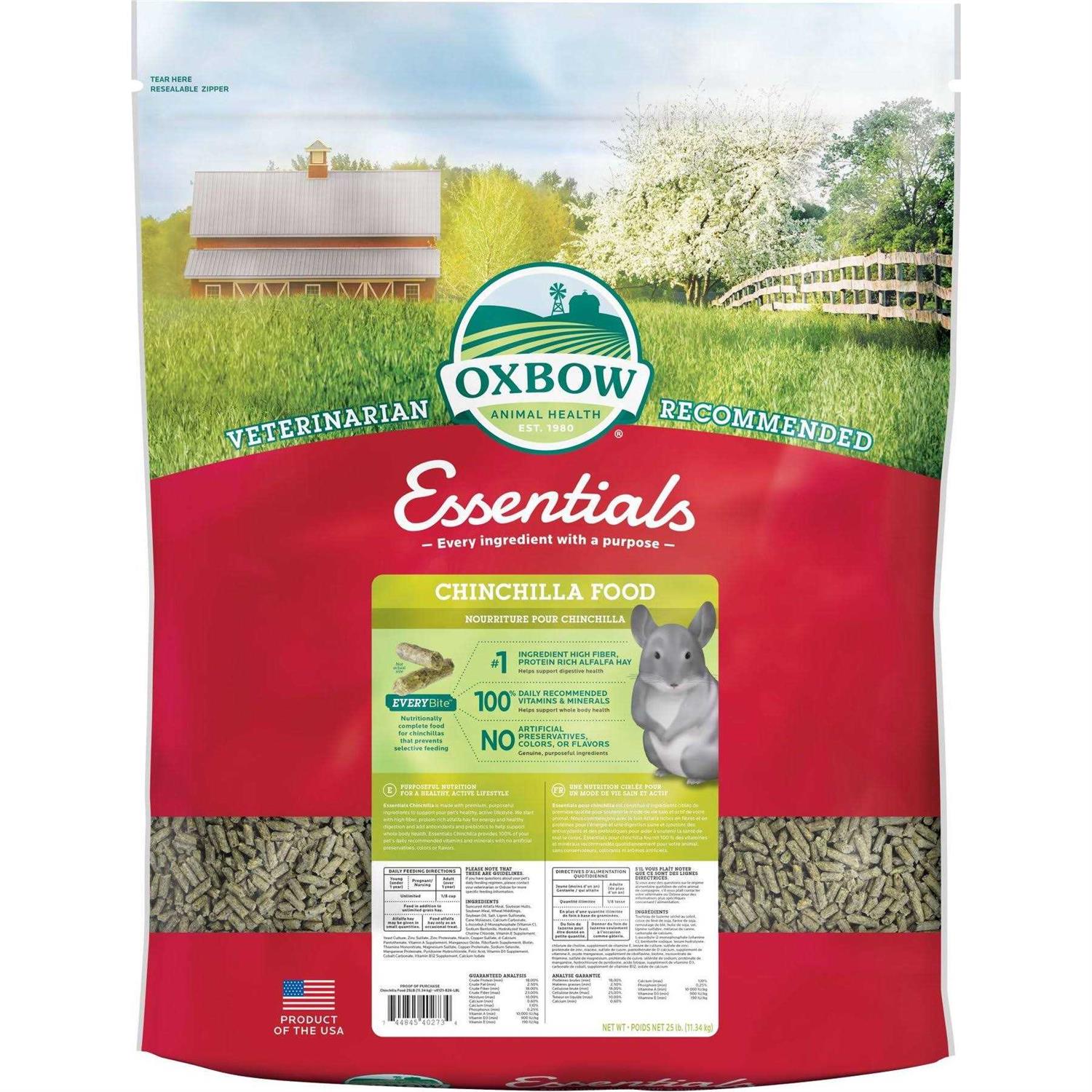Oxbow Essentials Chinchilla Food