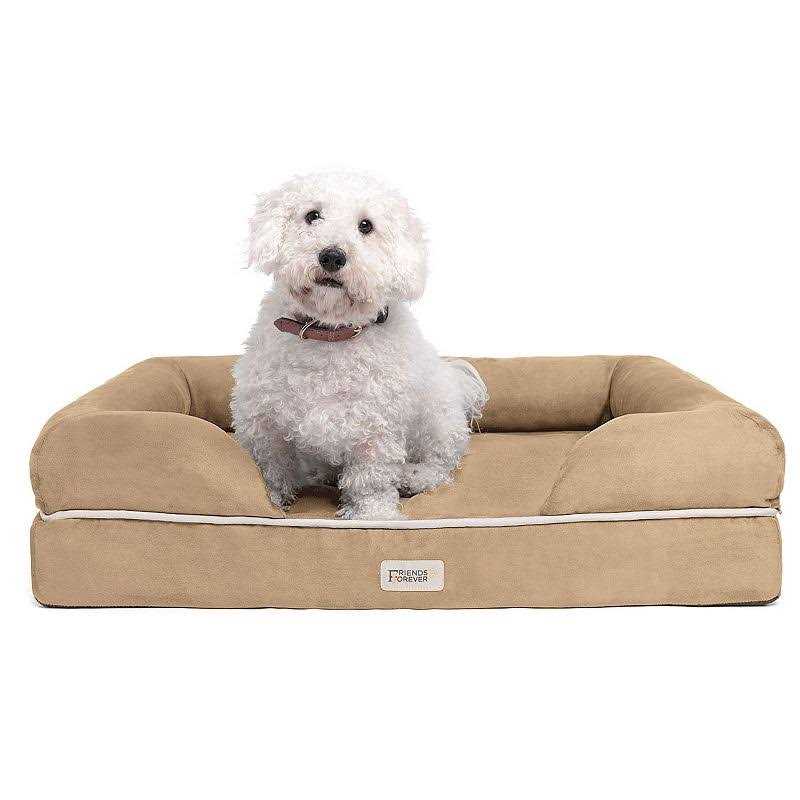 Friends Forever Memory-Foam Orthopedic Dog Bed