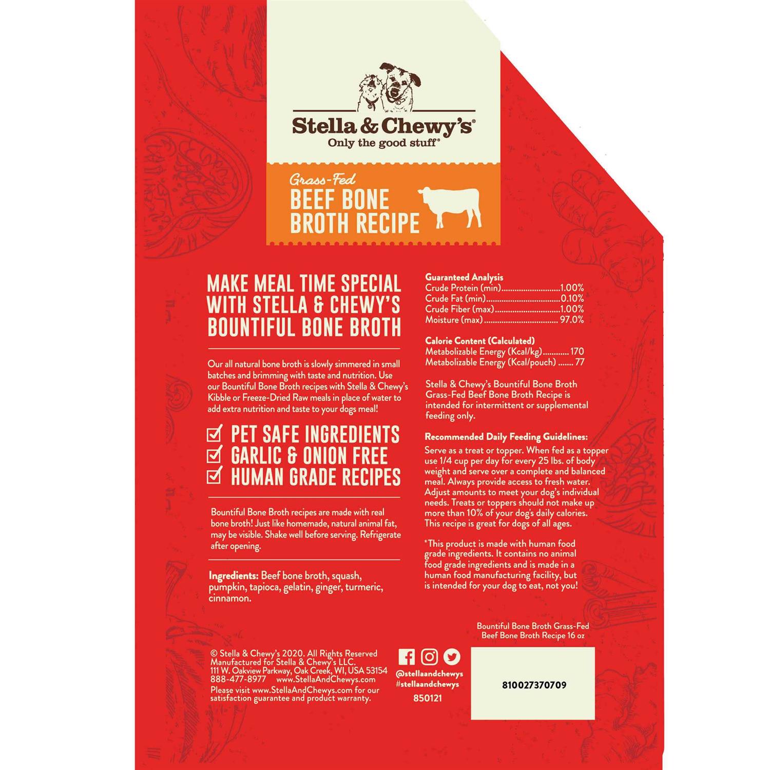 Stella & Chewy’s Bountiful Bone Broth Beef