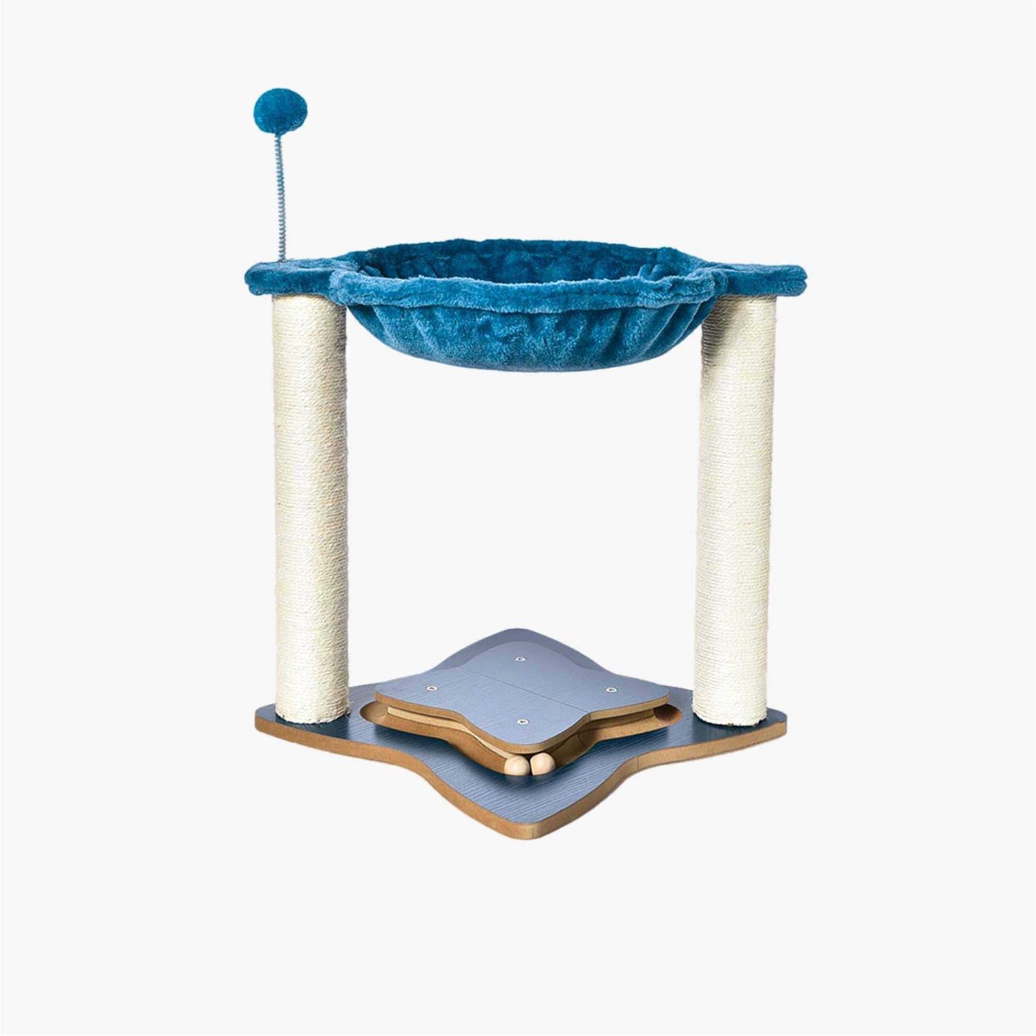 Petfamily 3 in 1 Cat Scratching Post with Hammock