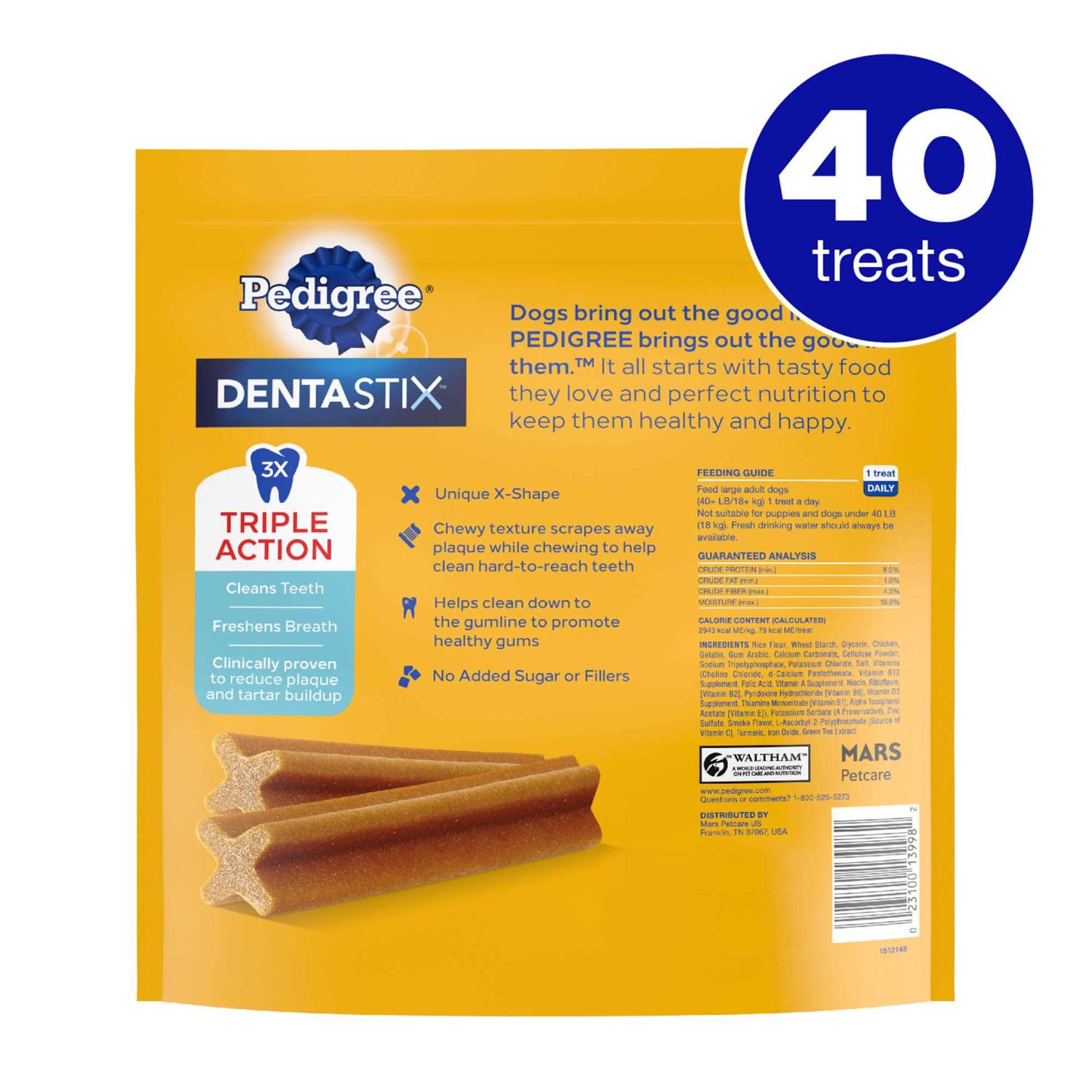 Pedigree Dentastix Large Original Dental Dog Treats