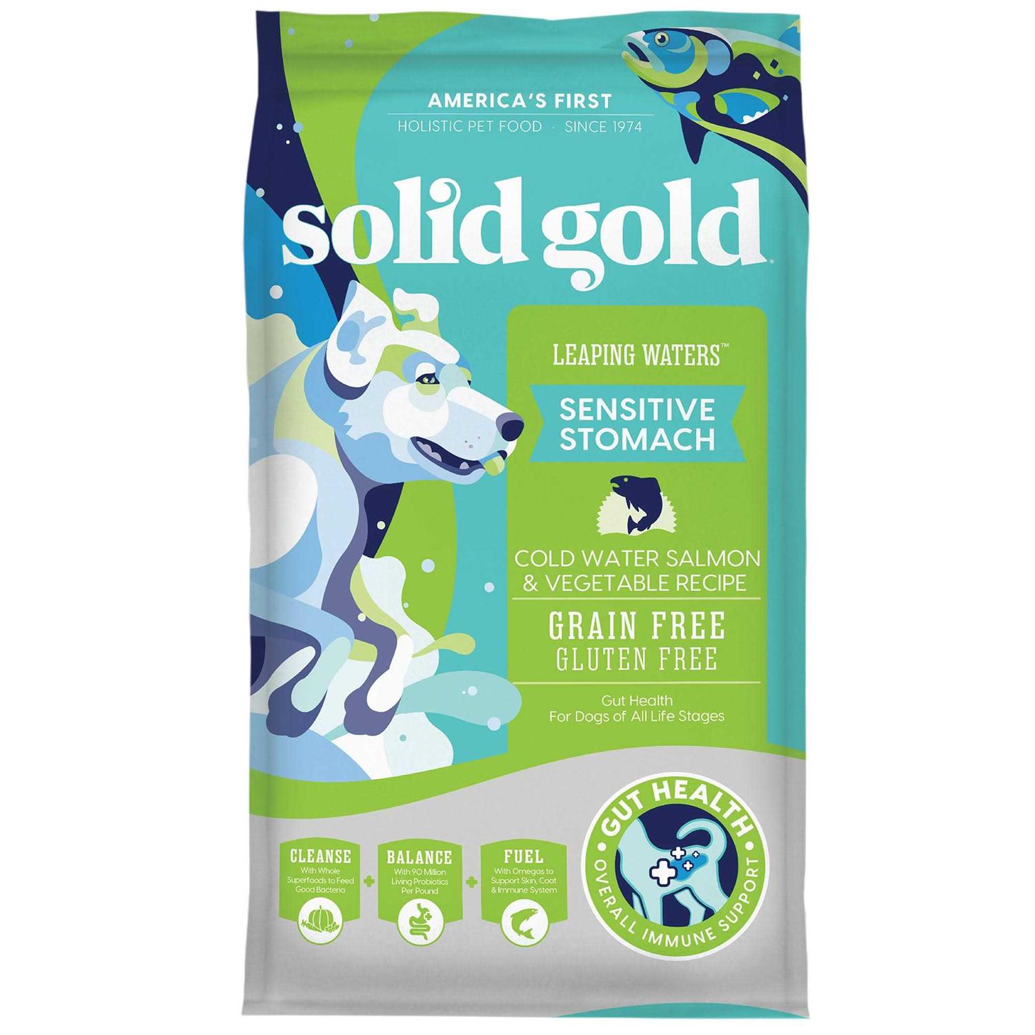 Solid Gold Leaping Waters Cold Water Salmon Dry Dog Food