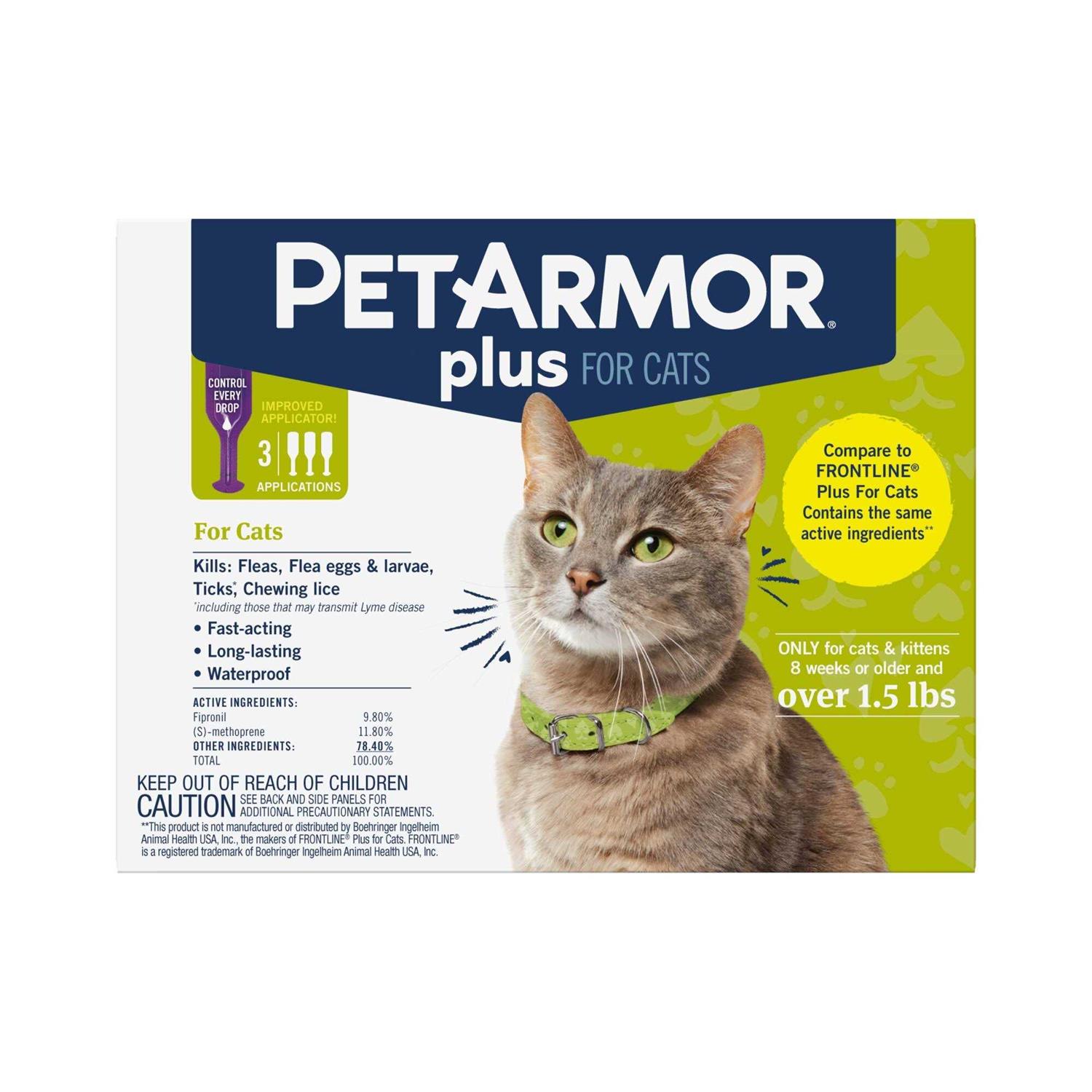 PetArmor Plus Flea & Tick Treatment for Cats
