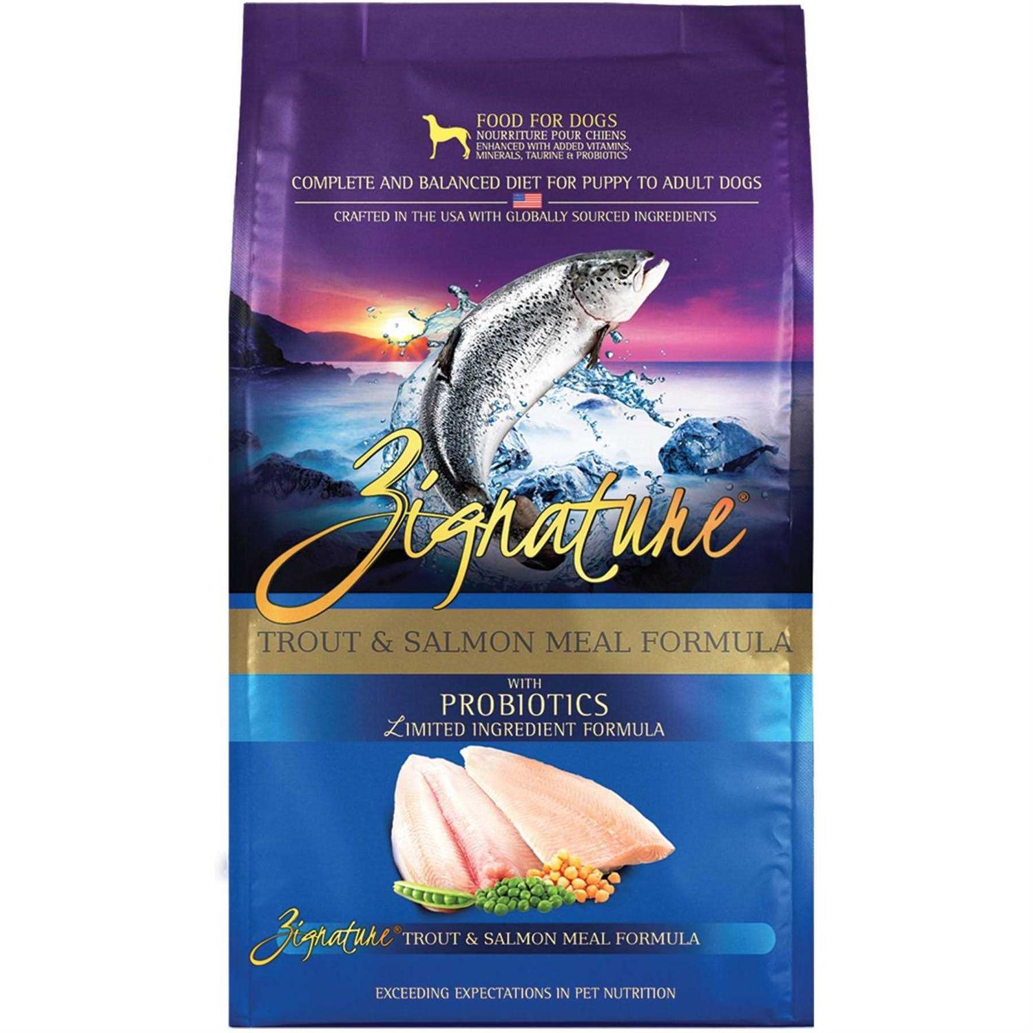Zignature Dry Dog Food Trout Salmon Formula