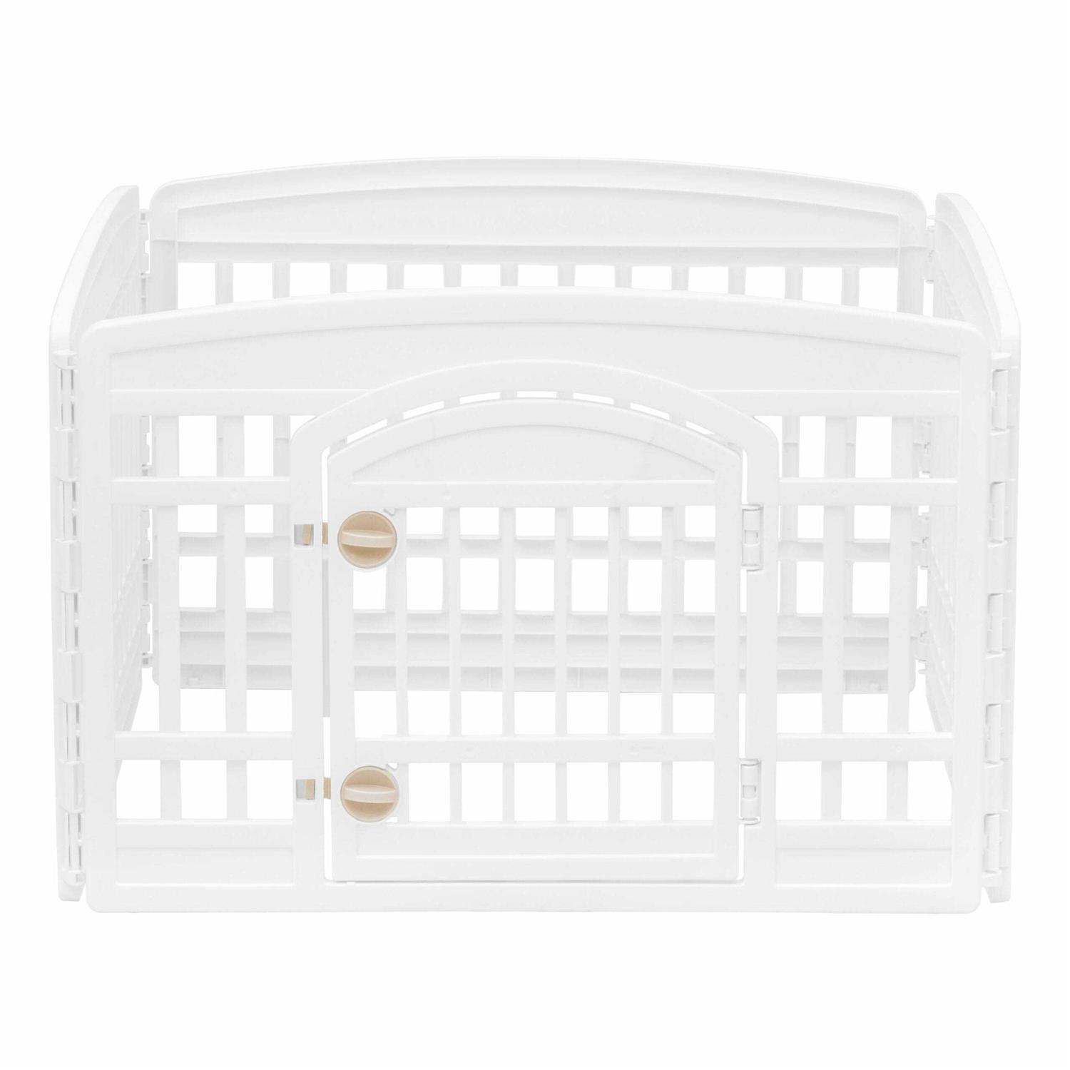 IRIS 4 Panel Exercise Pet Playpen with Door