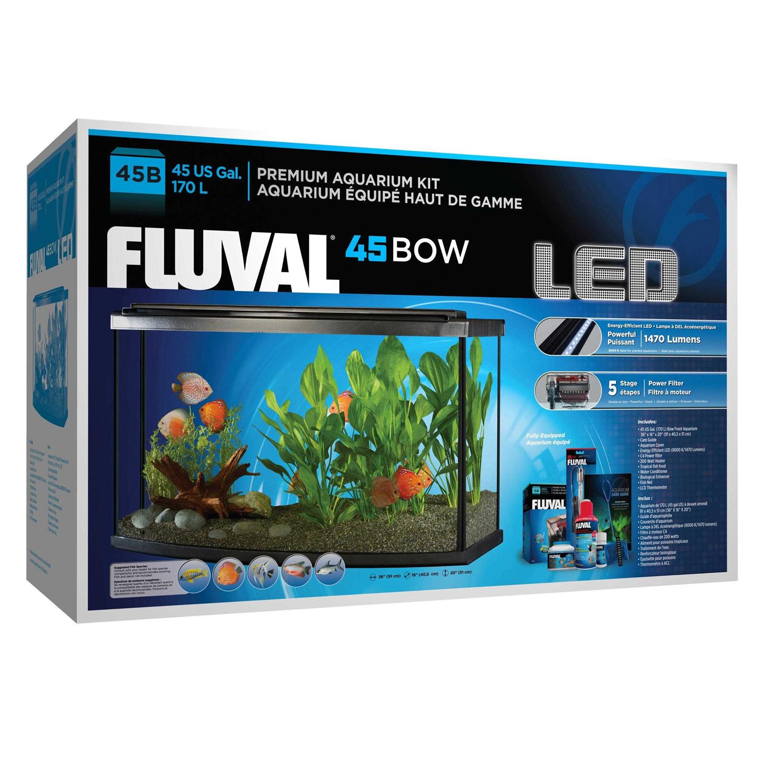 Fluval Premium Aquarium Kit with LED