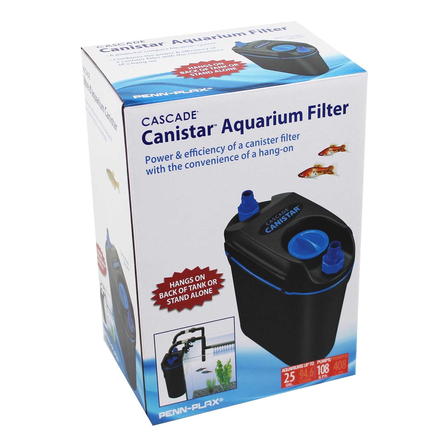 Cascade Canistar Hang-On Canister Aquarium Filter Penn Plax