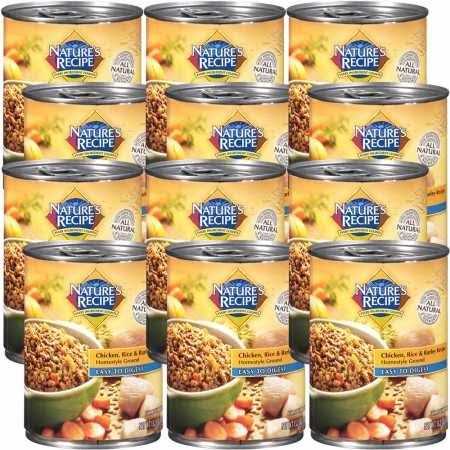 Nature’s Recipe Easy to Digest Chicken Rice Barley Homestyle Ground Canned Dog Food