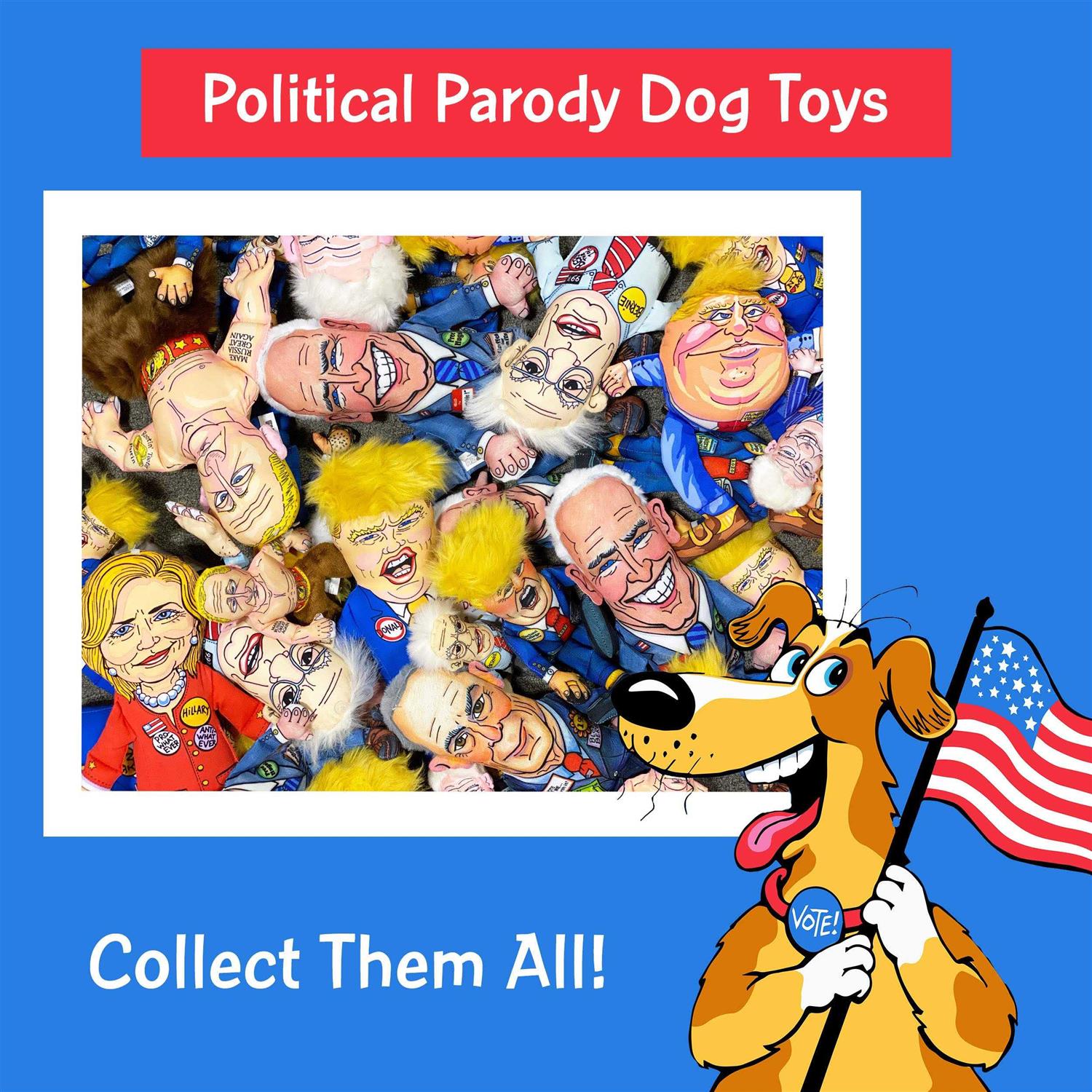 Fuzzu Donald Parody Dog Toy