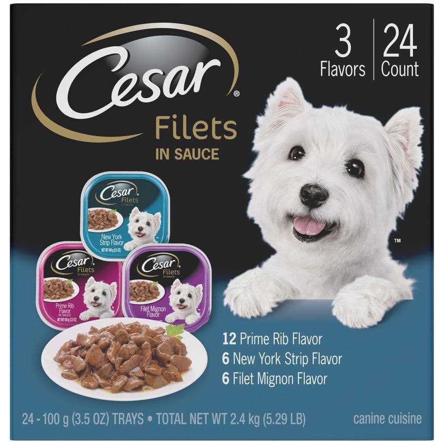 Cesar Filets in Gravy Variety Pack Wet Dog Food Adult