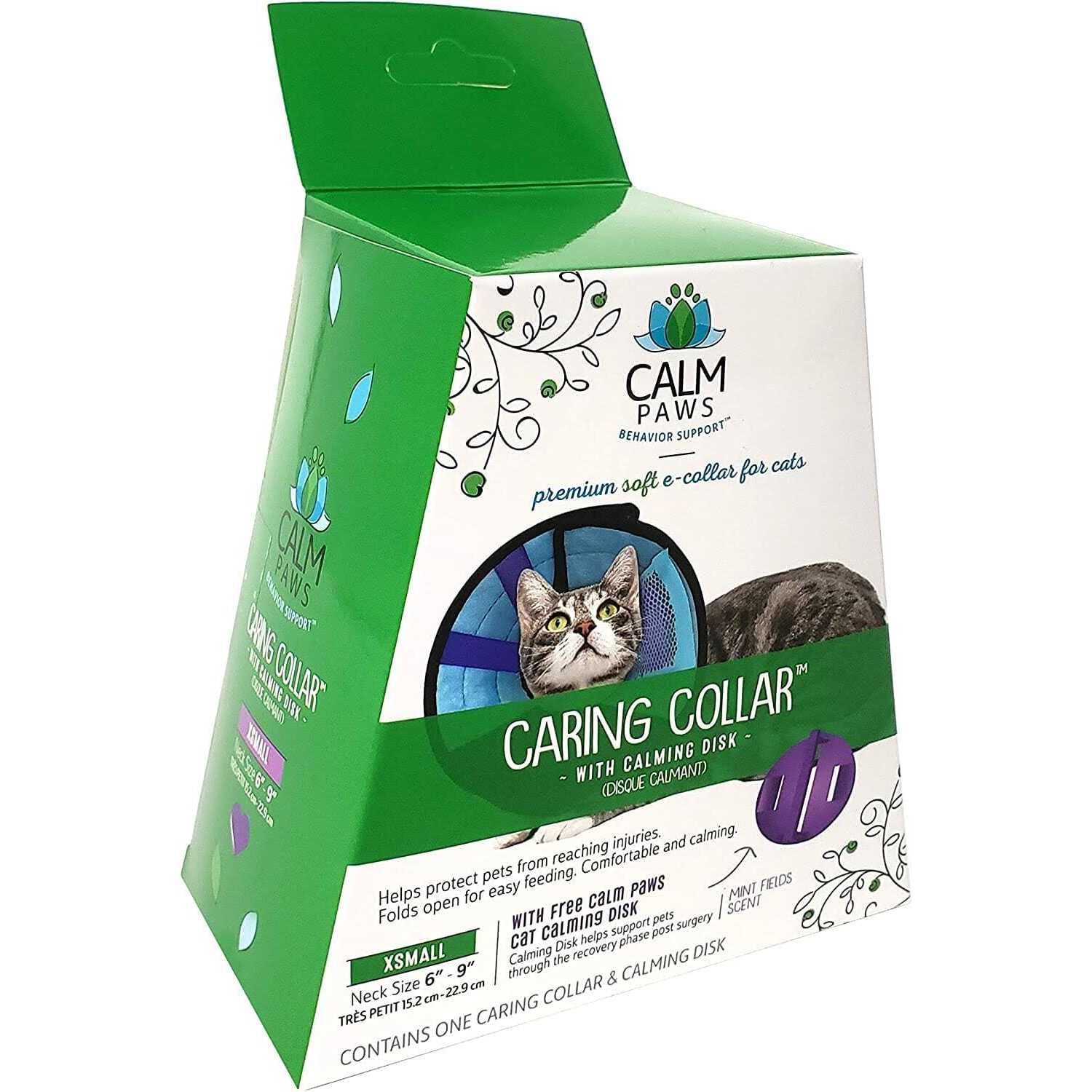 Calm Paws Cat Caring Collar w/ Calming Disk