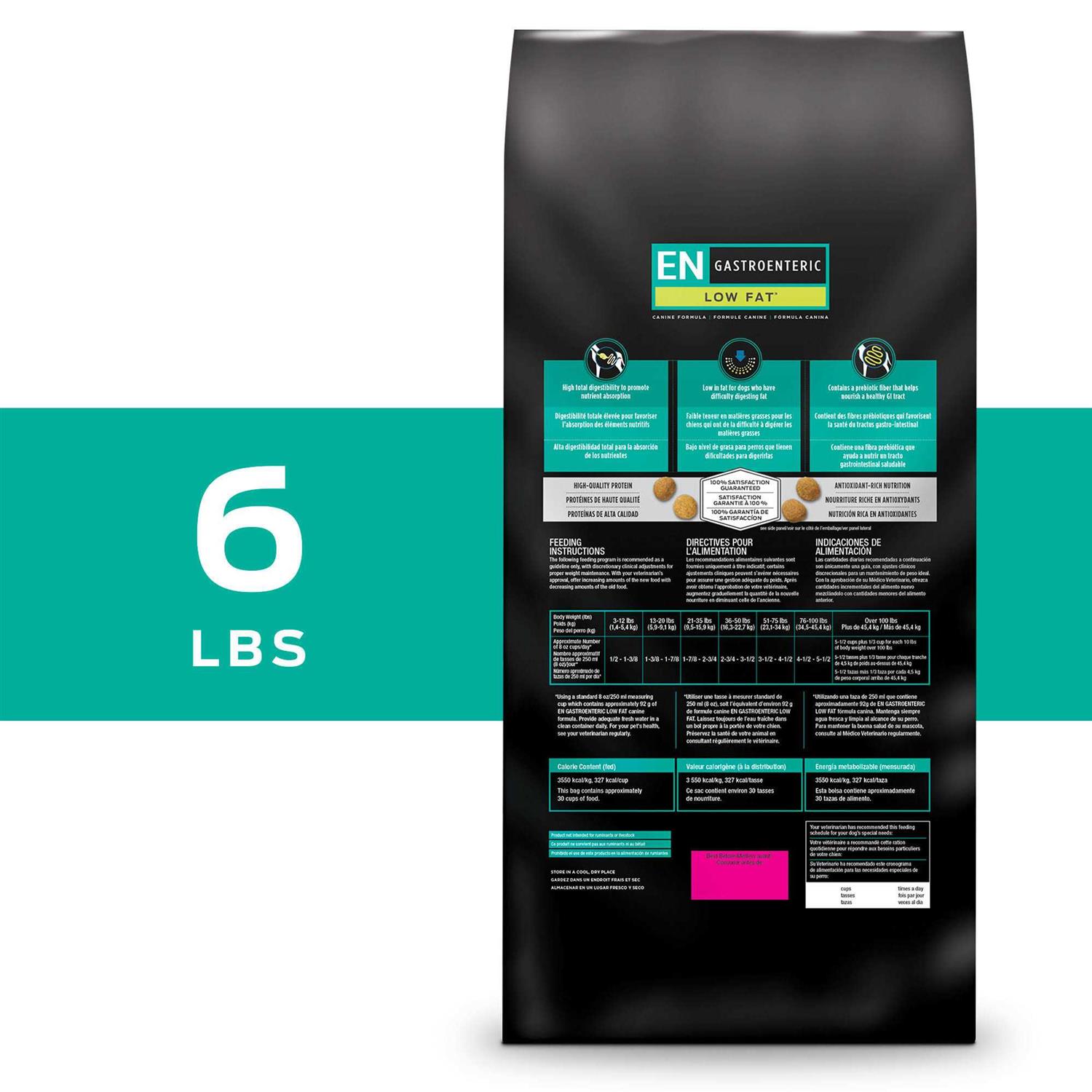 Purina Pro Plan Veterinary Diets EN Gastroenteric Low Fat Canine Formula Dry Dog Food