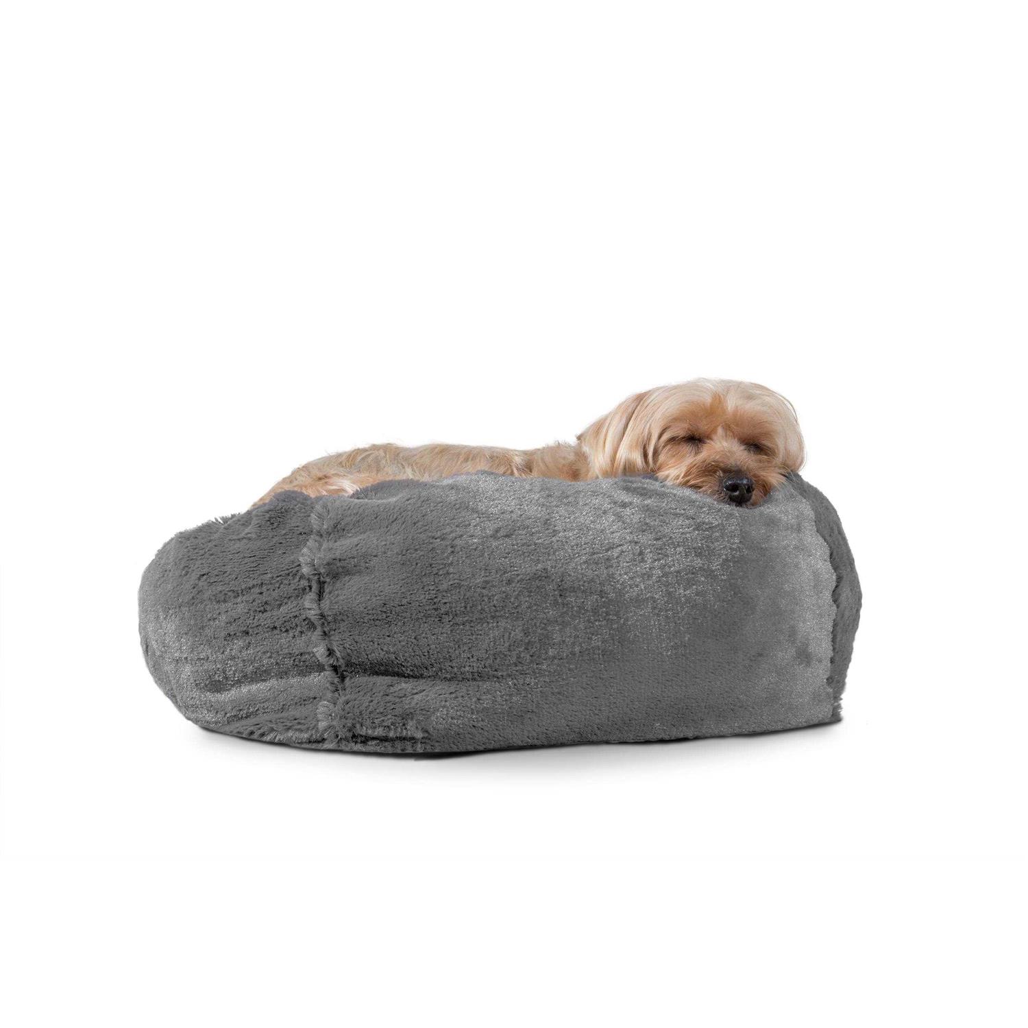 FurHaven Pet Round Plush Ball Dog Bed